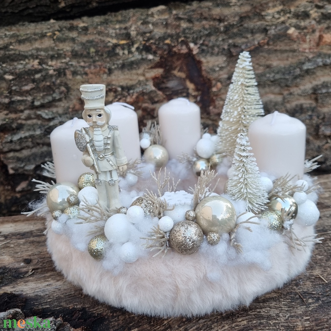 Adventi koszorú - karácsony - adventi díszek - adventi koszorú - Meska.hu