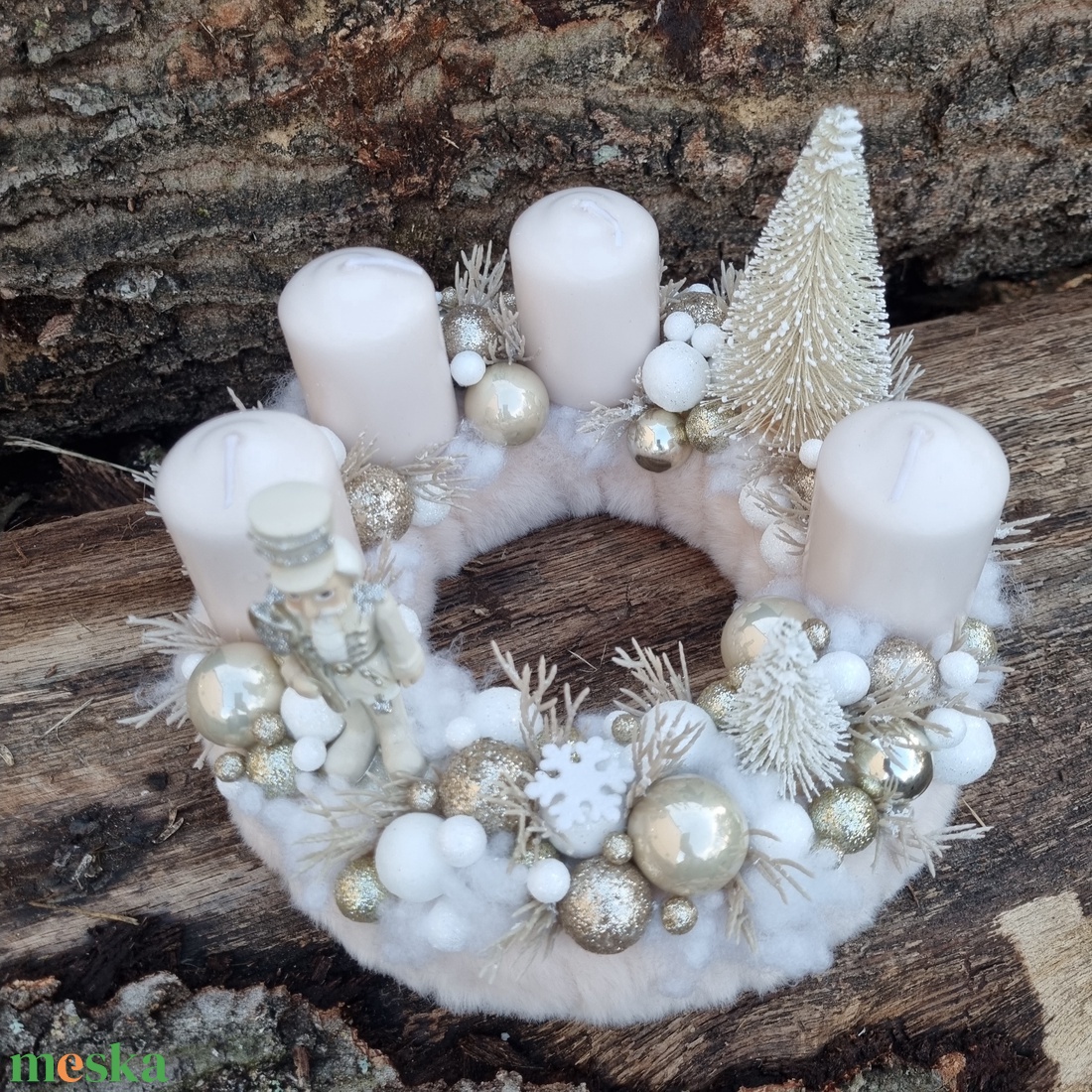 Adventi koszorú - karácsony - adventi díszek - adventi koszorú - Meska.hu