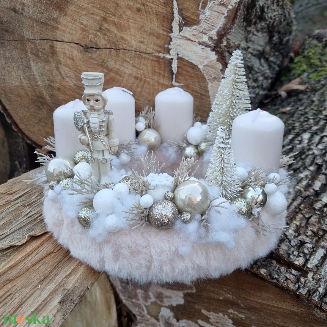 Adventi koszorú - karácsony - adventi díszek - adventi koszorú - Meska.hu