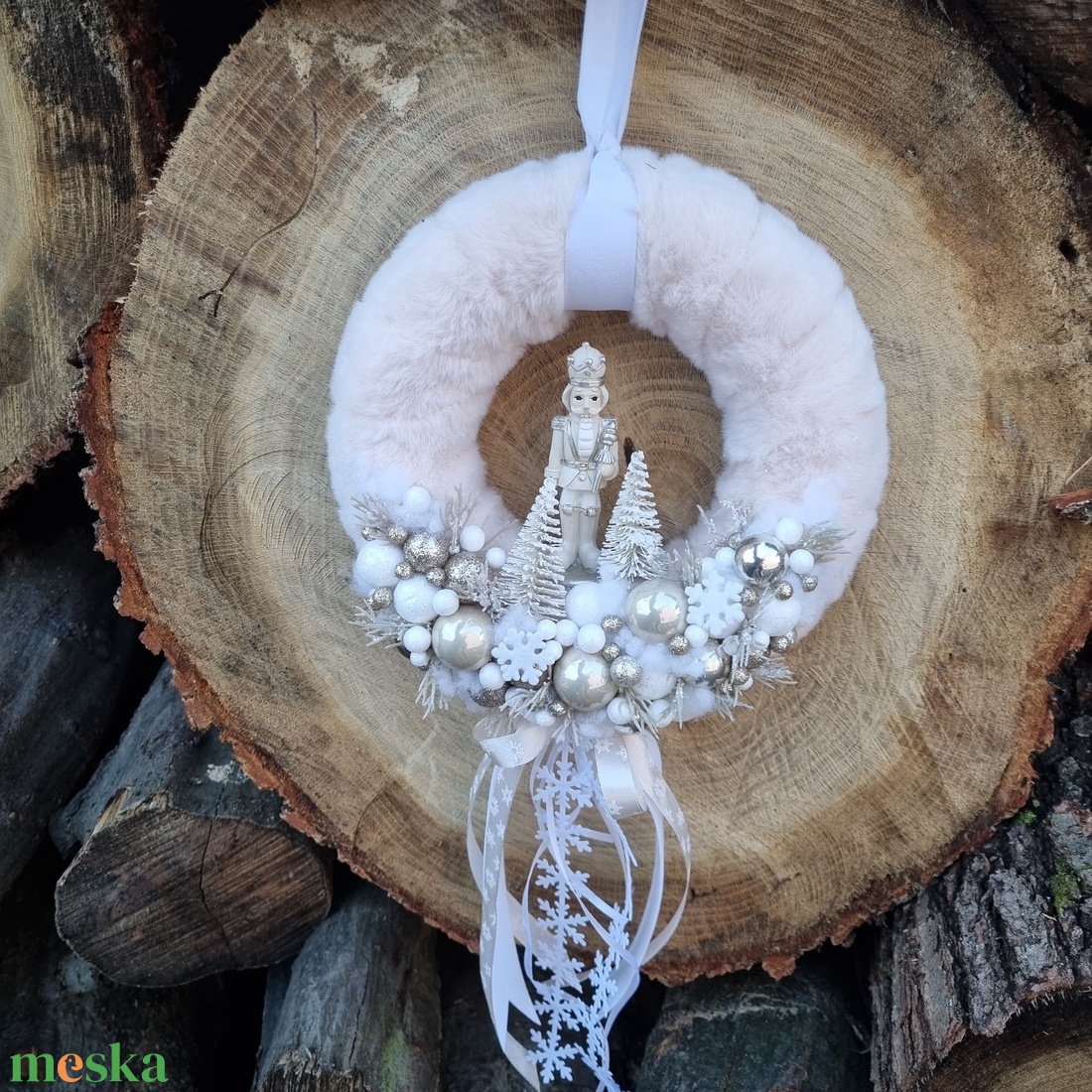 Karácsonyi ajtódísz - karácsony - adventi díszek - adventi ajtódísz - Meska.hu