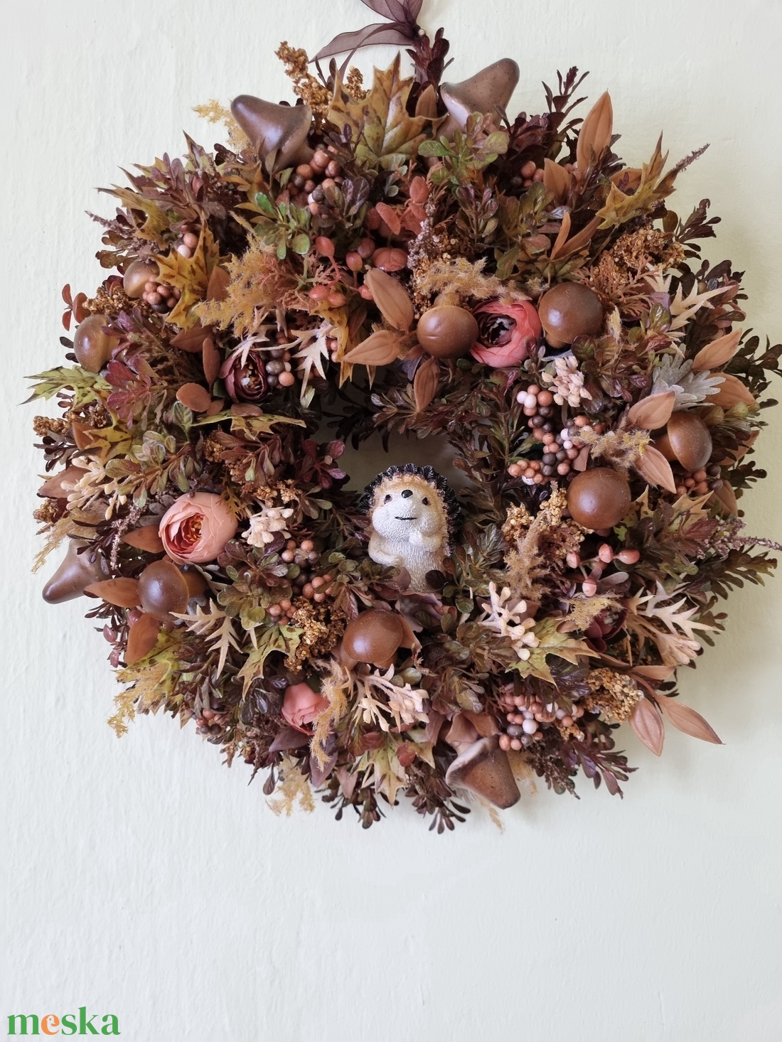 Őszi ajtódísz - otthon & életmód - dekoráció - ajtó- és ablak dekoráció - ajtódísz & kopogtató - Meska.hu