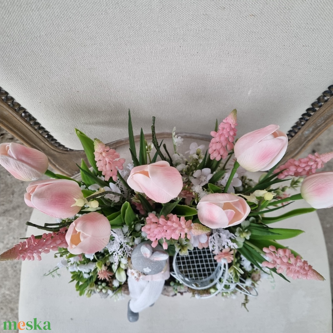 Tavaszi asztaldísz - otthon & életmód - dekoráció - asztal és polc dekoráció - asztaldísz - Meska.hu