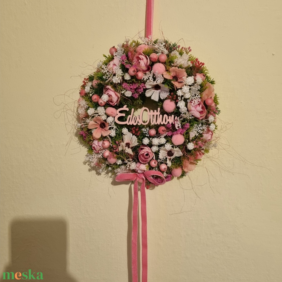 Tavaszi ajtódísz - otthon & életmód - dekoráció - ajtó- és ablak dekoráció - ajtódísz & kopogtató - Meska.hu