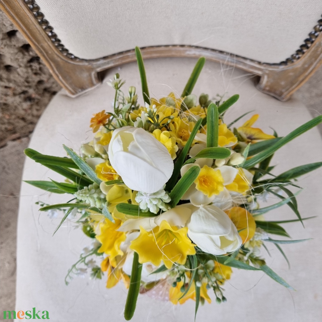 Tavaszi asztaldísz - otthon & életmód - dekoráció - asztal és polc dekoráció - asztaldísz - Meska.hu