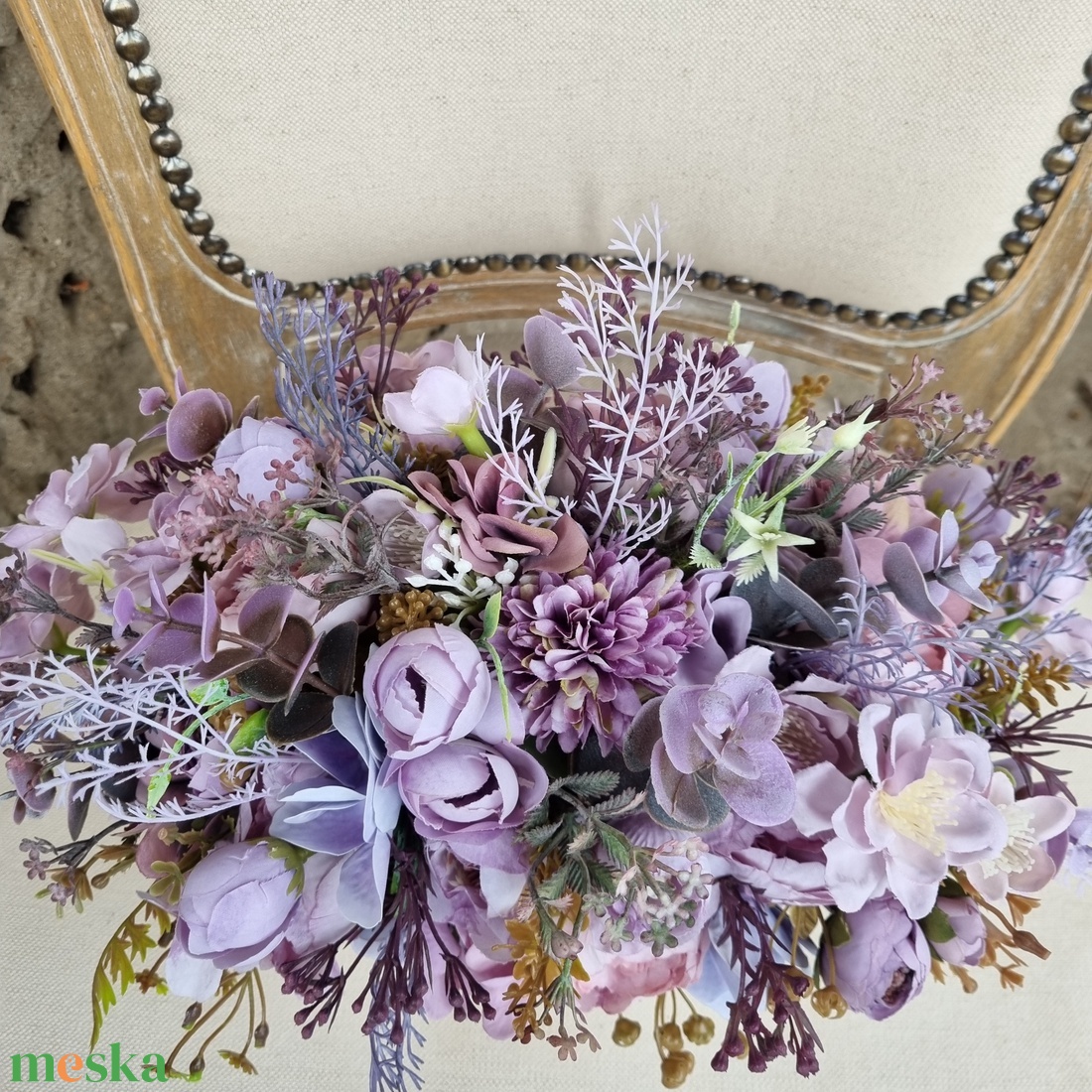 Virágos asztaldísz - otthon & életmód - dekoráció - asztal és polc dekoráció - asztaldísz - Meska.hu