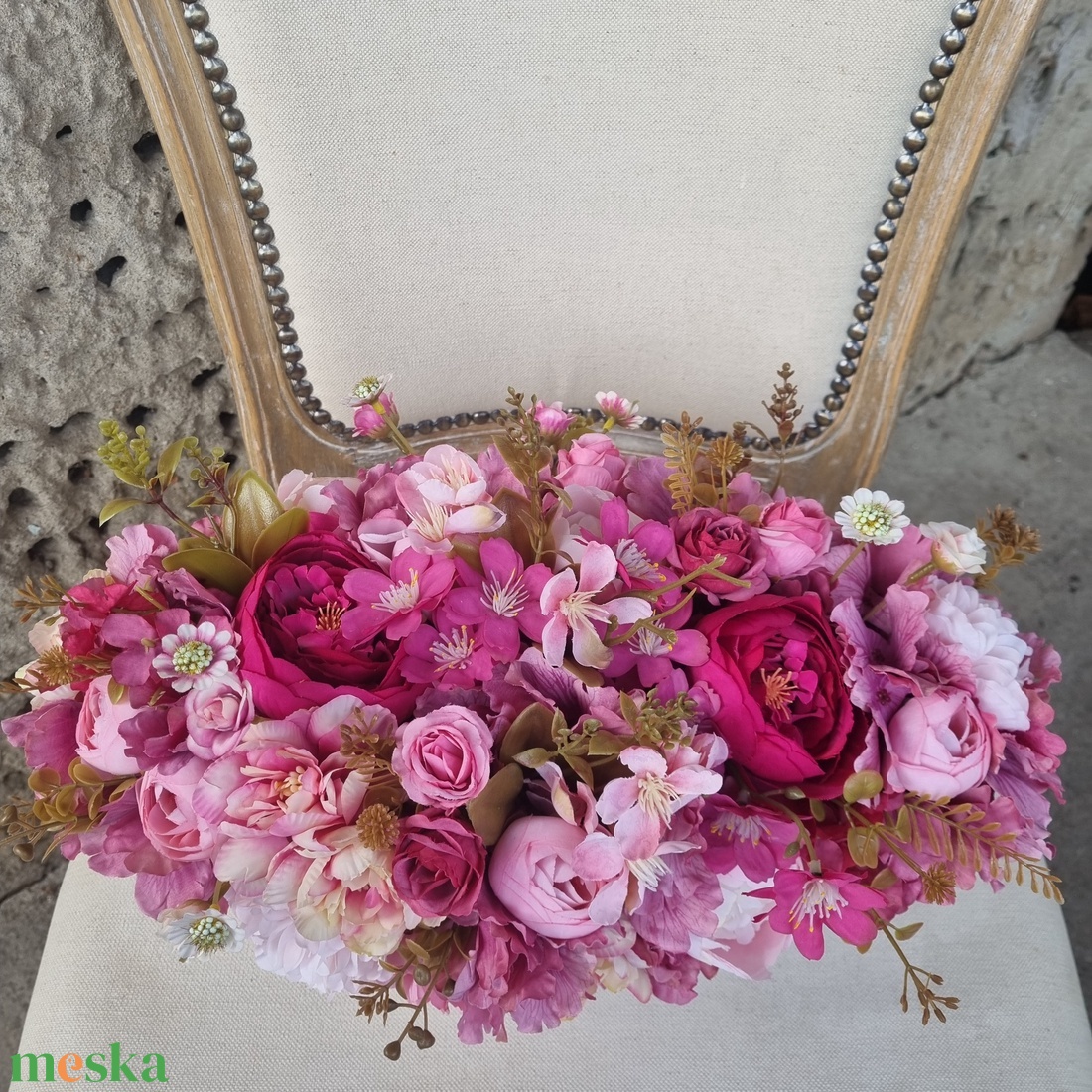 Tavaszi csónak tál asztaldísz - otthon & életmód - dekoráció - asztal és polc dekoráció - asztaldísz - Meska.hu