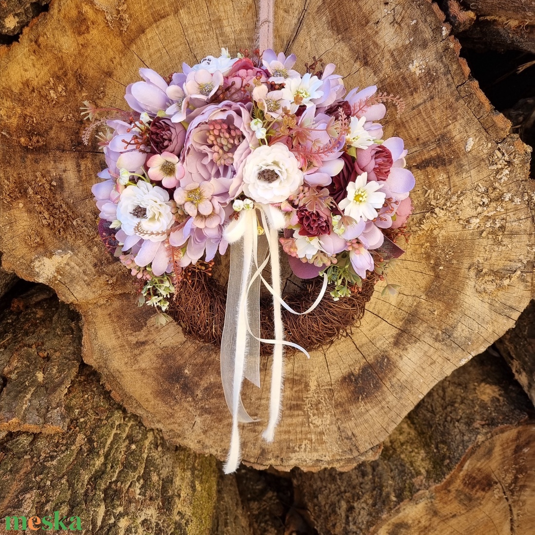 Tavaszi ajtódísz - otthon & életmód - dekoráció - ajtó- és ablak dekoráció - ajtódísz & kopogtató - Meska.hu