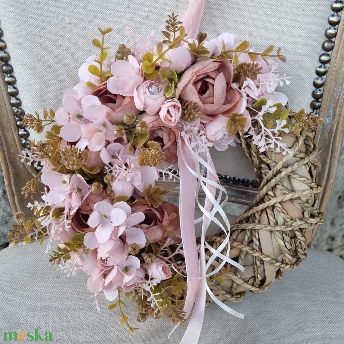 Tavaszi ajtódísz - otthon & életmód - dekoráció - ajtó- és ablak dekoráció - ajtódísz & kopogtató - Meska.hu