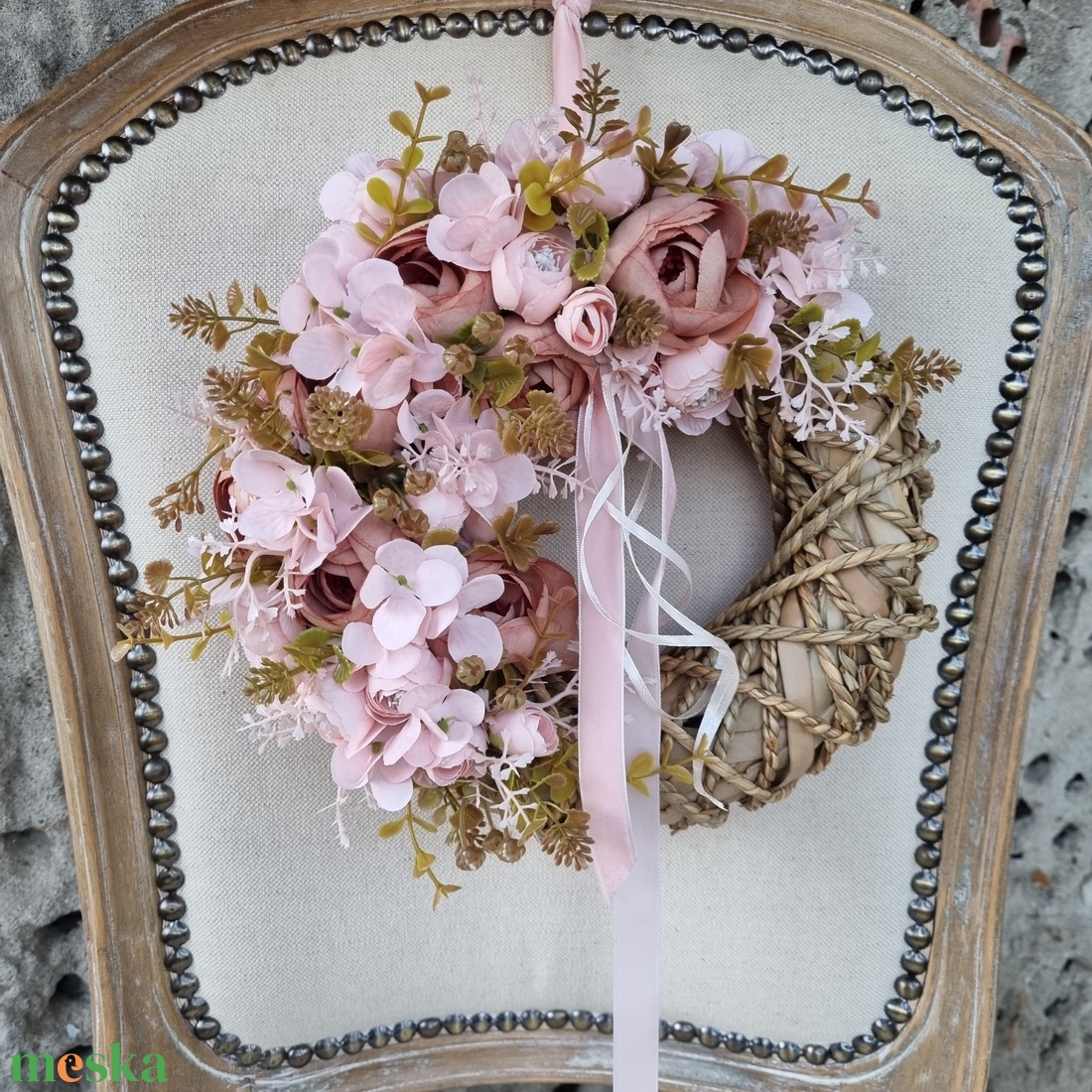 Tavaszi ajtódísz - otthon & életmód - dekoráció - ajtó- és ablak dekoráció - ajtódísz & kopogtató - Meska.hu