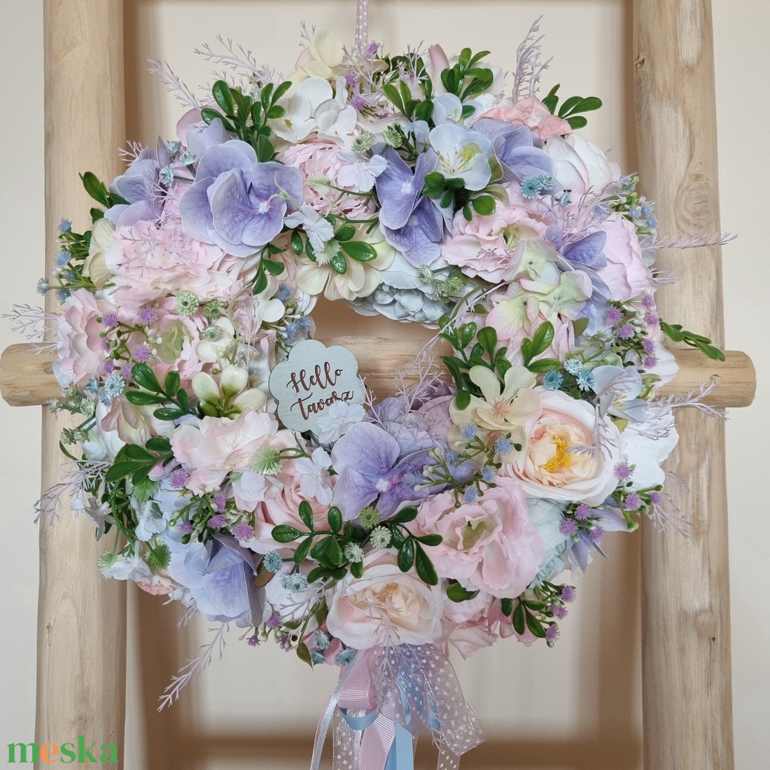 Tavaszi ajtódísz - otthon & életmód - dekoráció - ajtó- és ablak dekoráció - ajtódísz & kopogtató - Meska.hu