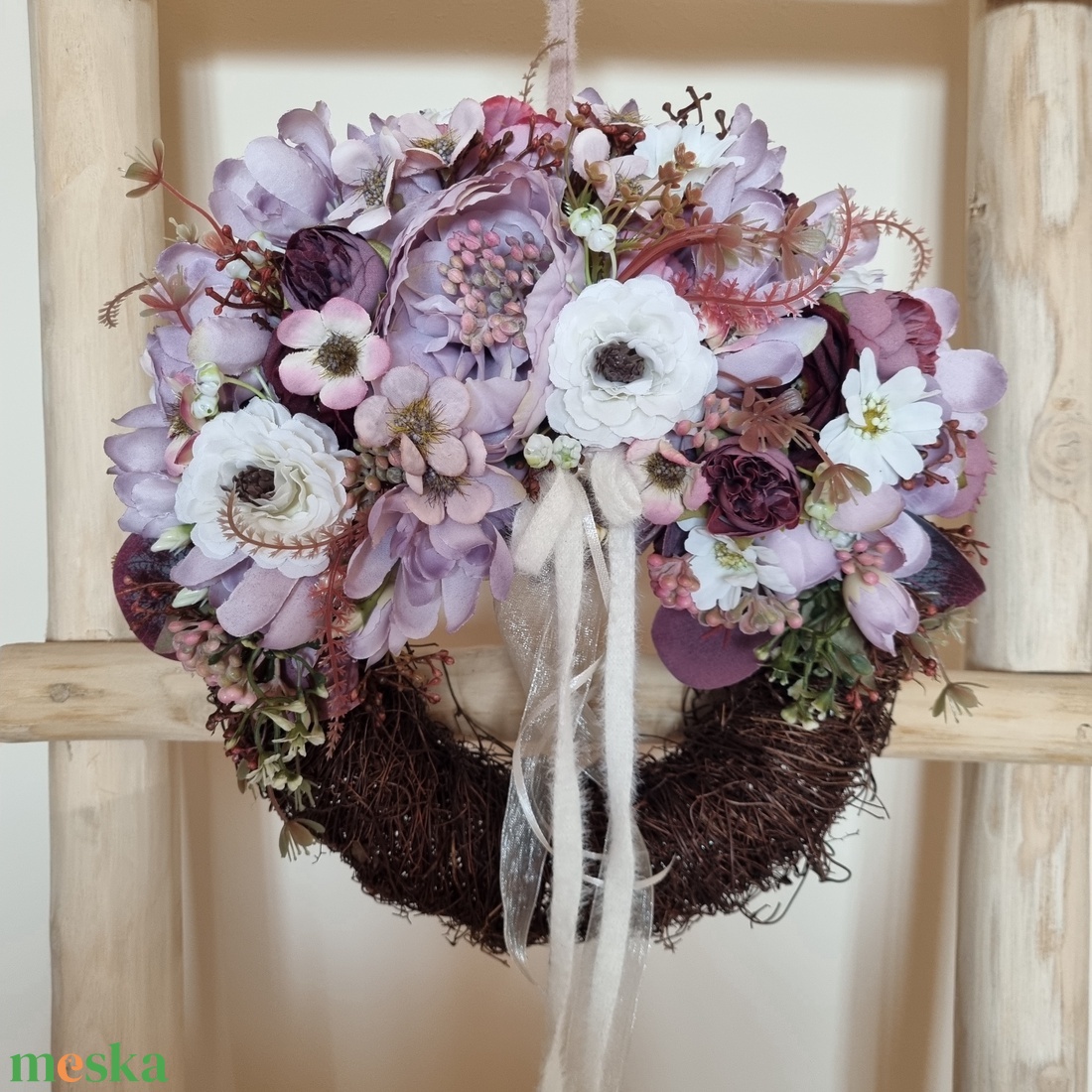 Tavaszi ajtódísz - otthon & életmód - dekoráció - ajtó- és ablak dekoráció - ajtódísz & kopogtató - Meska.hu