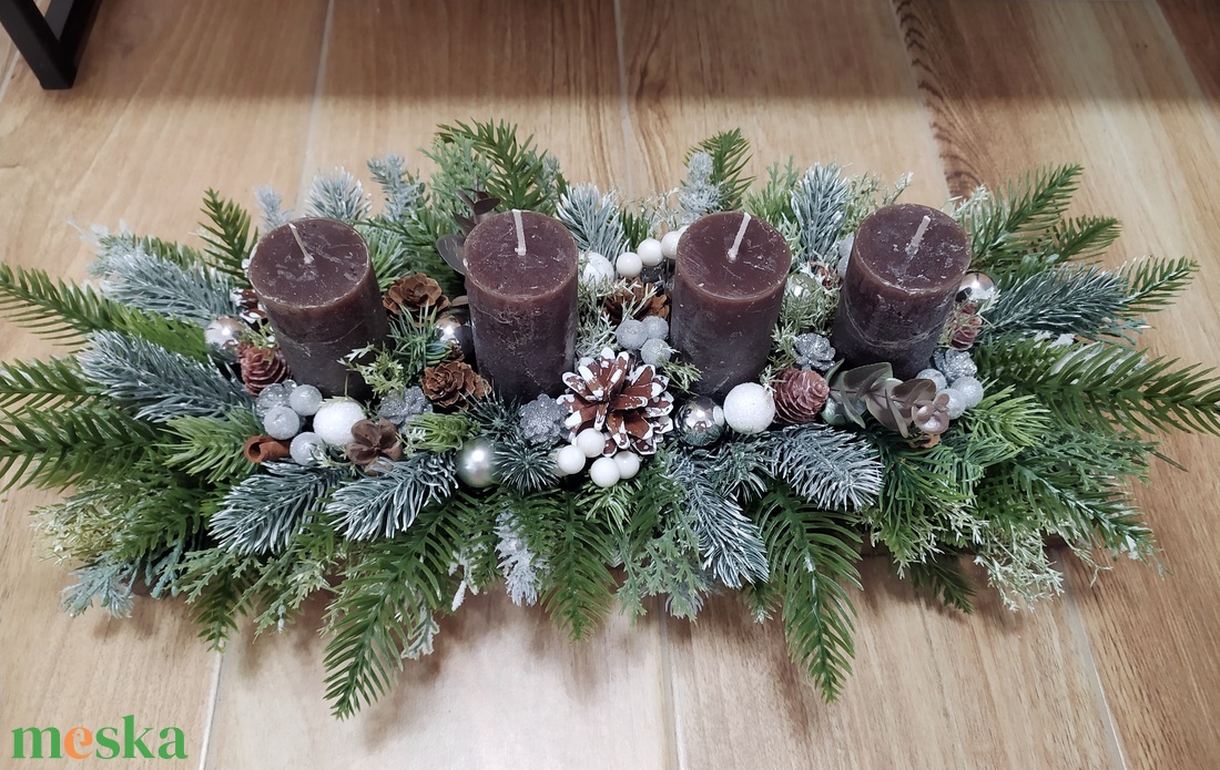 Adventi asztaldísz - karácsony - adventi díszek - adventi asztaldísz - Meska.hu