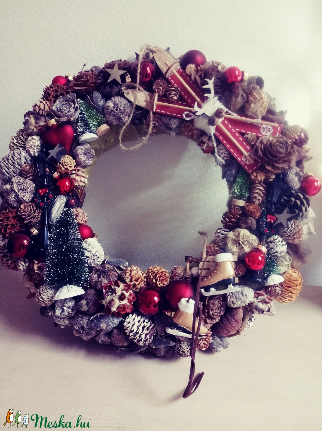 Adventi Koszorú, hagyományosan - karácsony - karácsonyi lakásdekoráció - karácsonyi ajtódíszek - Meska.hu Adventi Koszorú, hagyományosan - karácsony - karácsonyi lakásdekoráció - karácsonyi ajtódíszek - Meska.hu