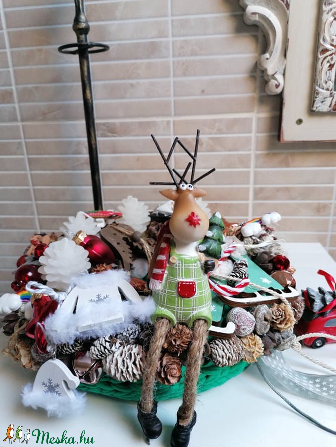 Mókás, adventi koszorú - karácsony - Meska.hu Mókás, adventi koszorú - karácsony - Meska.hu
