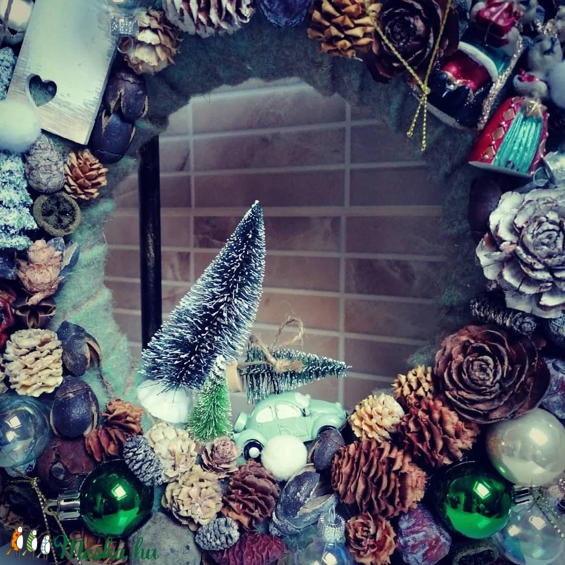 Adventi koszorú- Zöldben - karácsony - Meska.hu Adventi koszorú- Zöldben - karácsony - Meska.hu