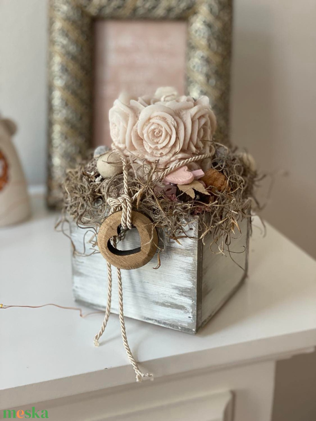 Virágos dekoráció - otthon & életmód - dekoráció - virágdísz és tartó - virágbox, virágdoboz - Meska.hu
