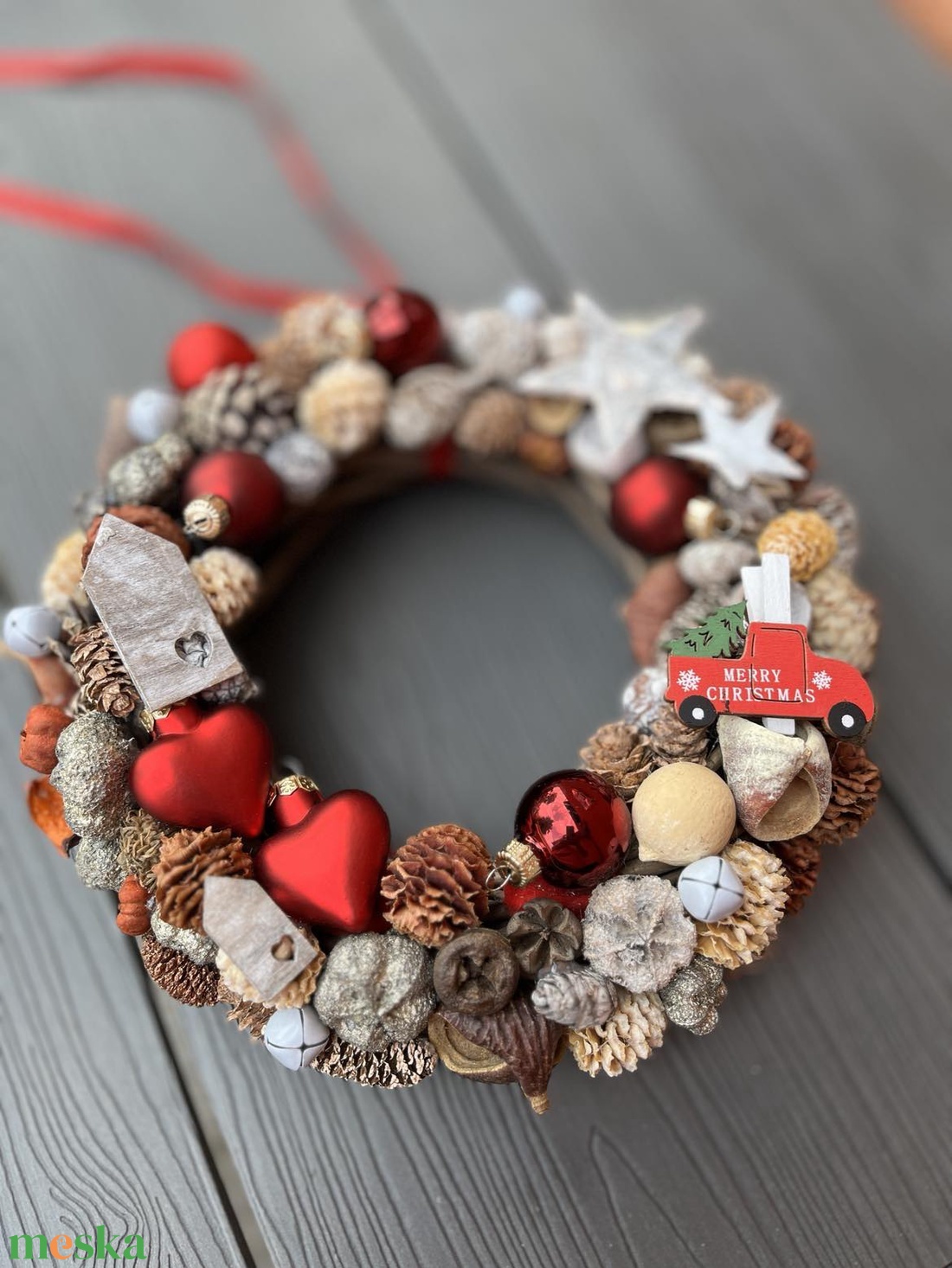 Adventi koszorú - karácsony - adventi díszek - adventi ajtódísz - Meska.hu Adventi koszorú - karácsony - adventi díszek - adventi ajtódísz - Meska.hu
