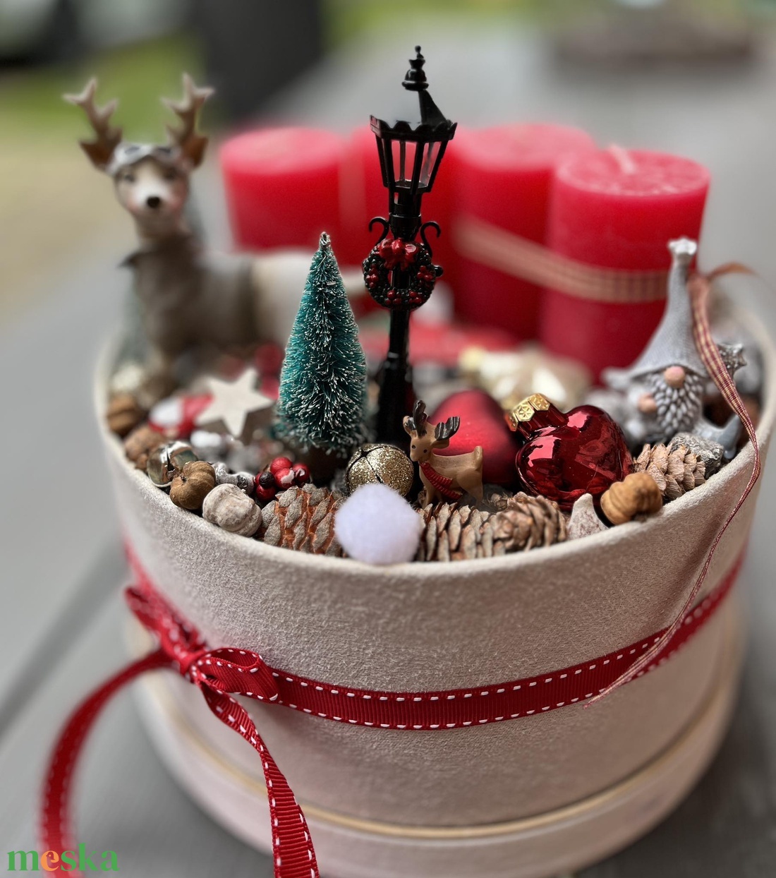 Adventi szarvasos box - karácsony - adventi díszek - adventi koszorú - Meska.hu Adventi szarvasos box - karácsony - adventi díszek - adventi koszorú - Meska.hu