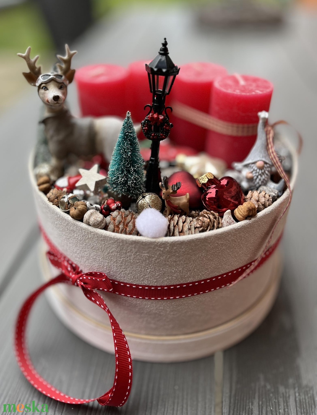 Adventi szarvasos box - karácsony - adventi díszek - adventi koszorú - Meska.hu Adventi szarvasos box - karácsony - adventi díszek - adventi koszorú - Meska.hu