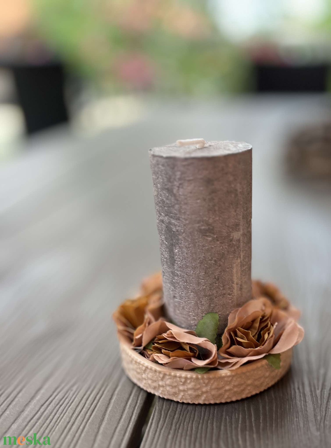 Romantikus gyertya - otthon & életmód - gyertya, illat, aroma - gyertyatartó - Meska.hu