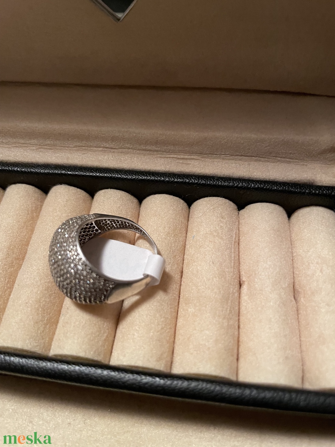 Női ezüst gyűrű - ékszer - gyűrű - kerek gyűrű - Meska.hu
