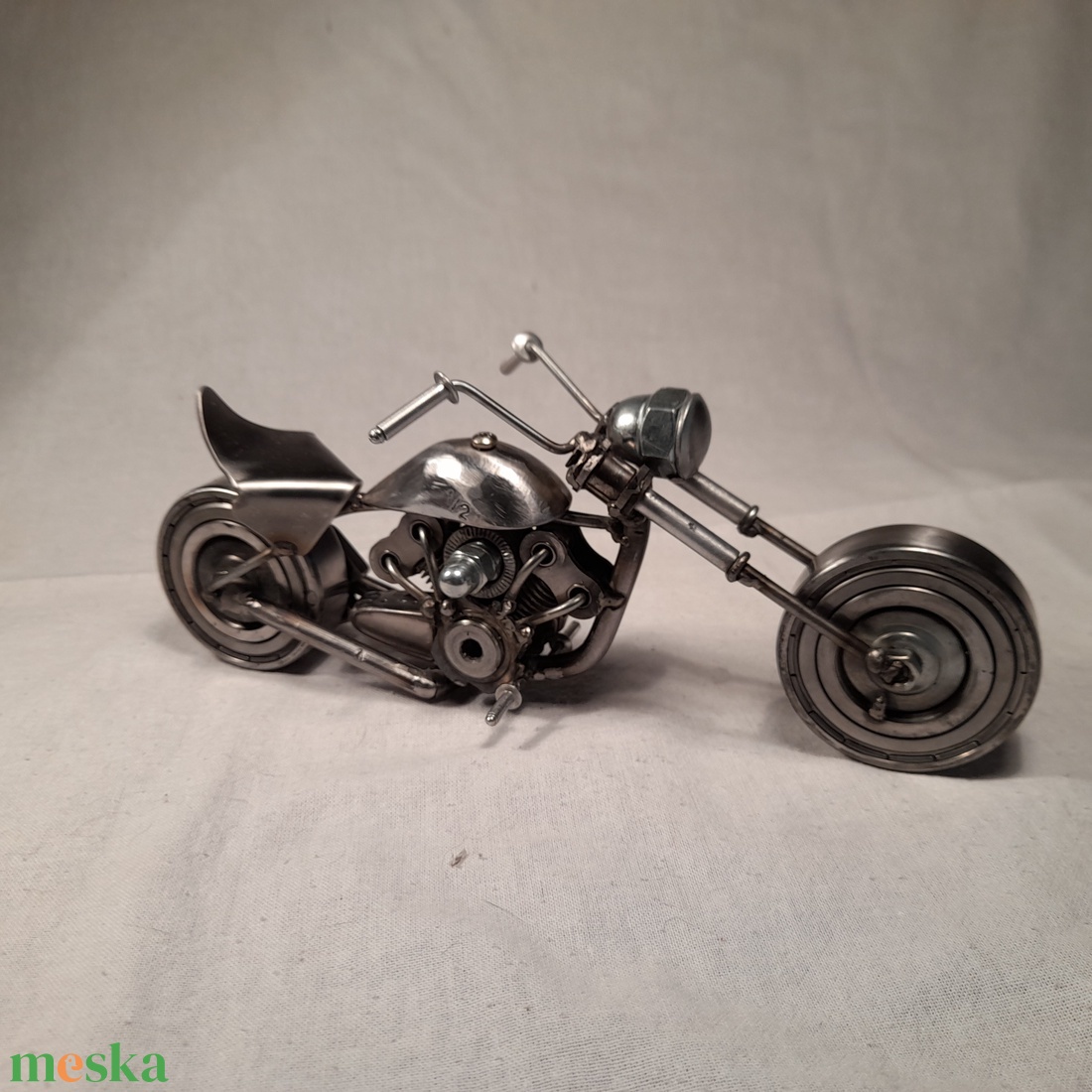 Újrahasznosított Harley Davidson - művészet - makett, modell - Meska.hu Újrahasznosított Harley Davidson - művészet - makett, modell - Meska.hu