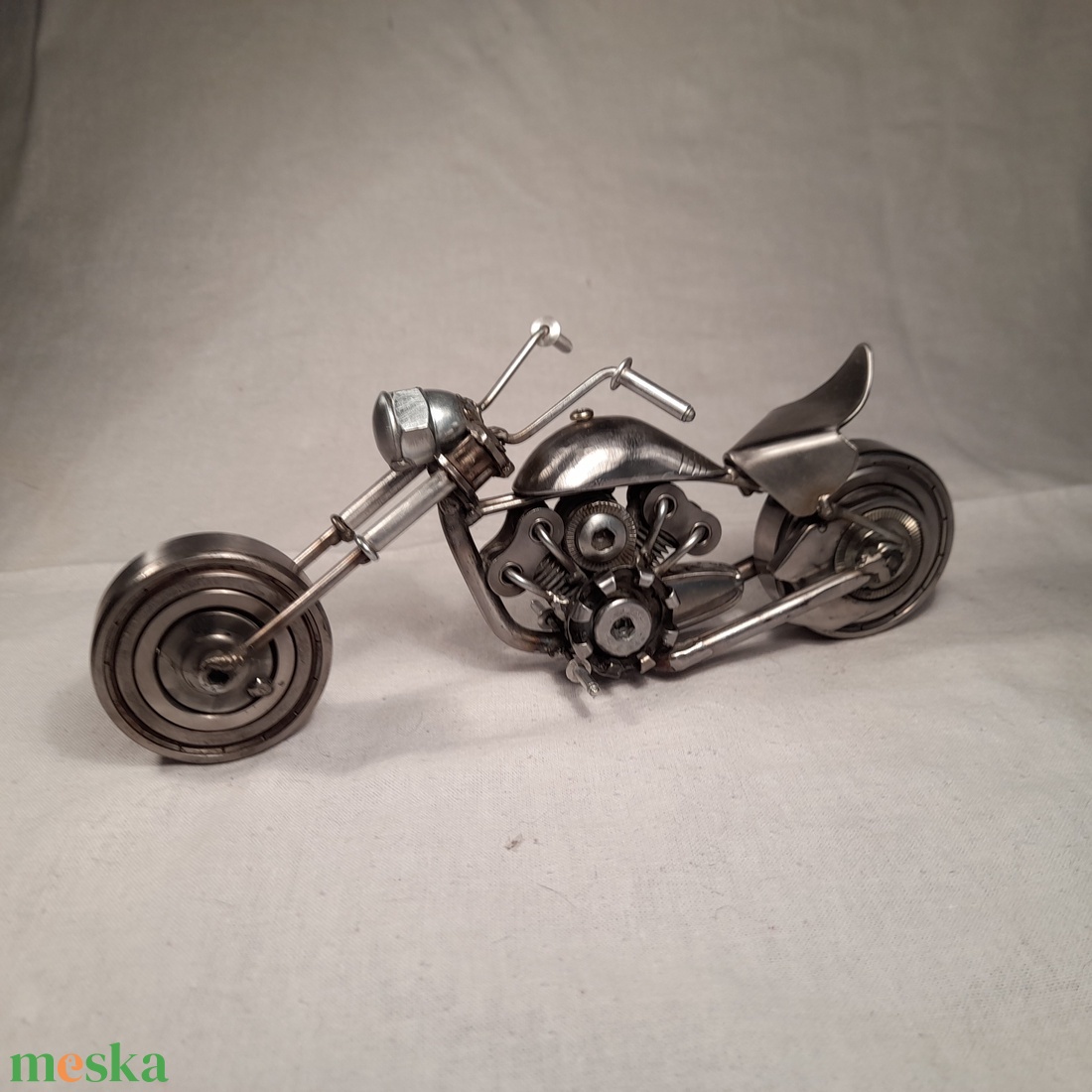 Újrahasznosított Harley Davidson - művészet - makett, modell - Meska.hu Újrahasznosított Harley Davidson - művészet - makett, modell - Meska.hu