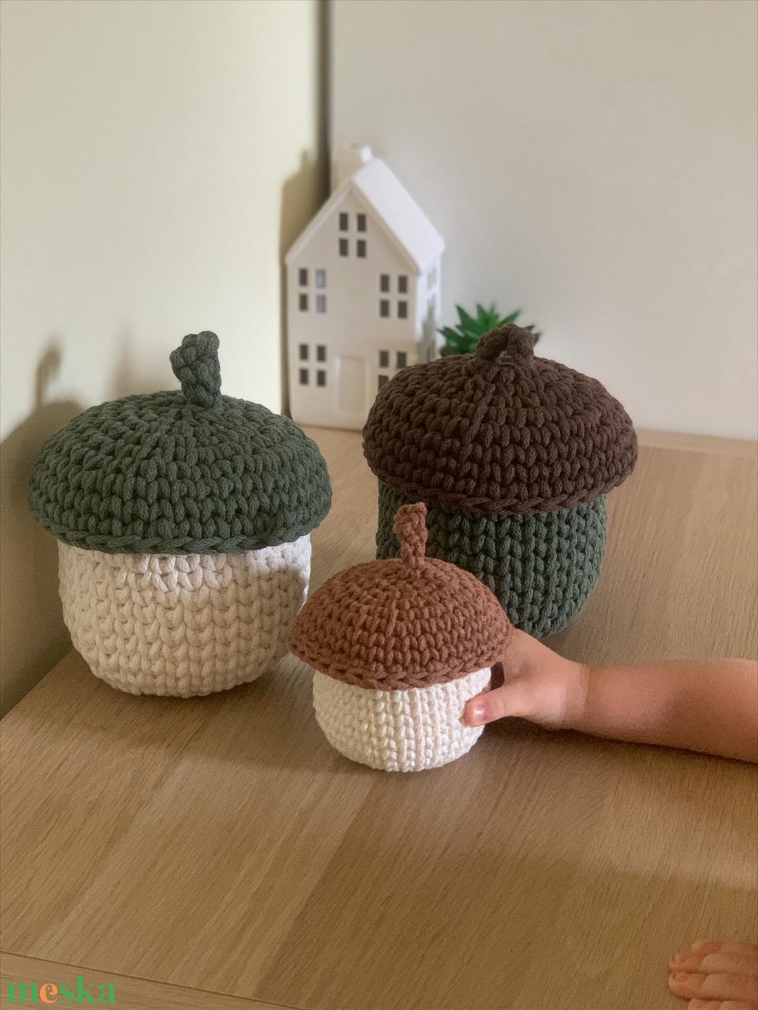 Mini makk tároló - otthon & életmód - tárolás & rendszerezés - tárolókosár - Meska.hu