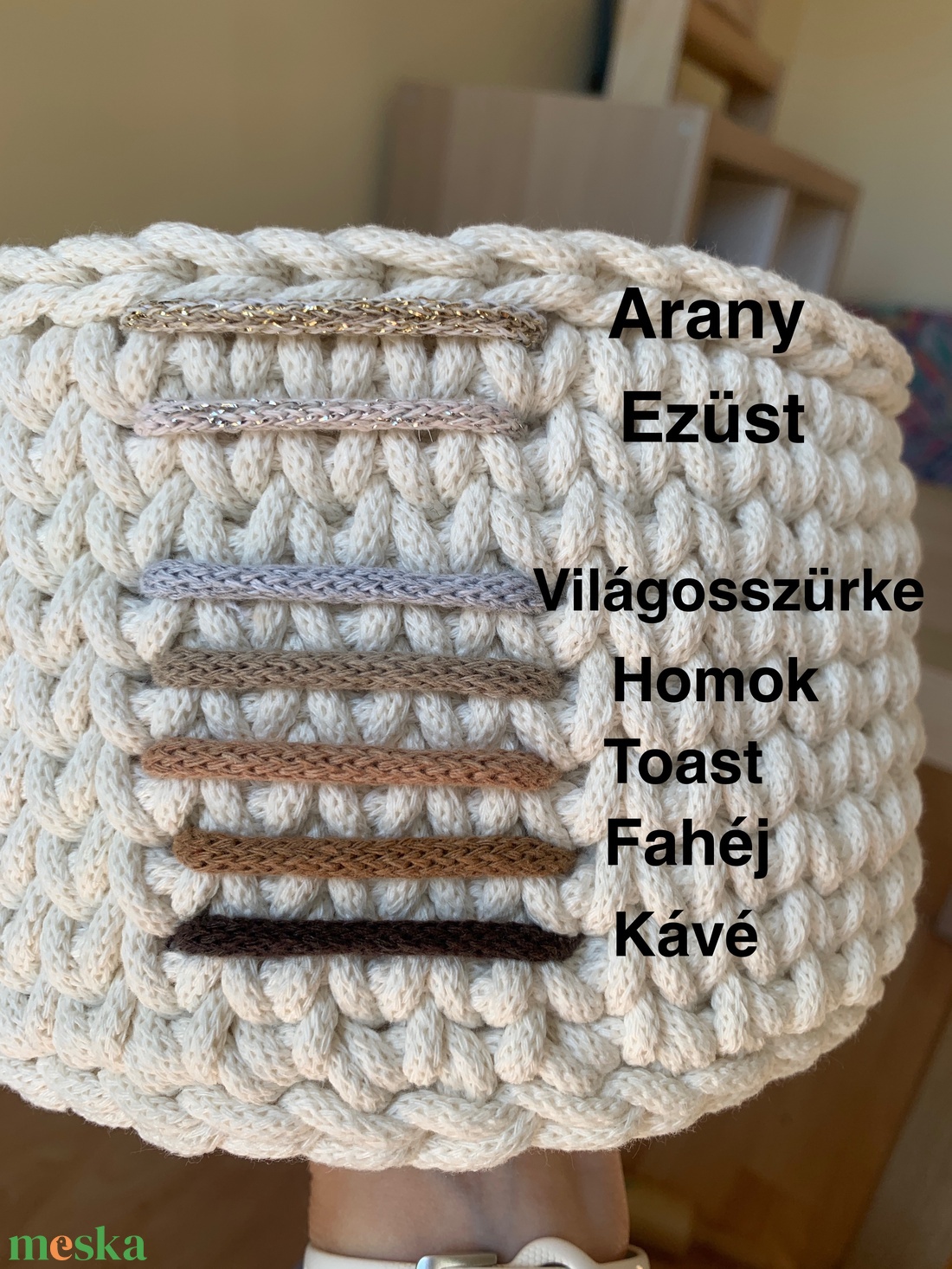 Szarvasos kosár - otthon & életmód - babaszoba, gyerekszoba - babaszoba dekoráció - Meska.hu
