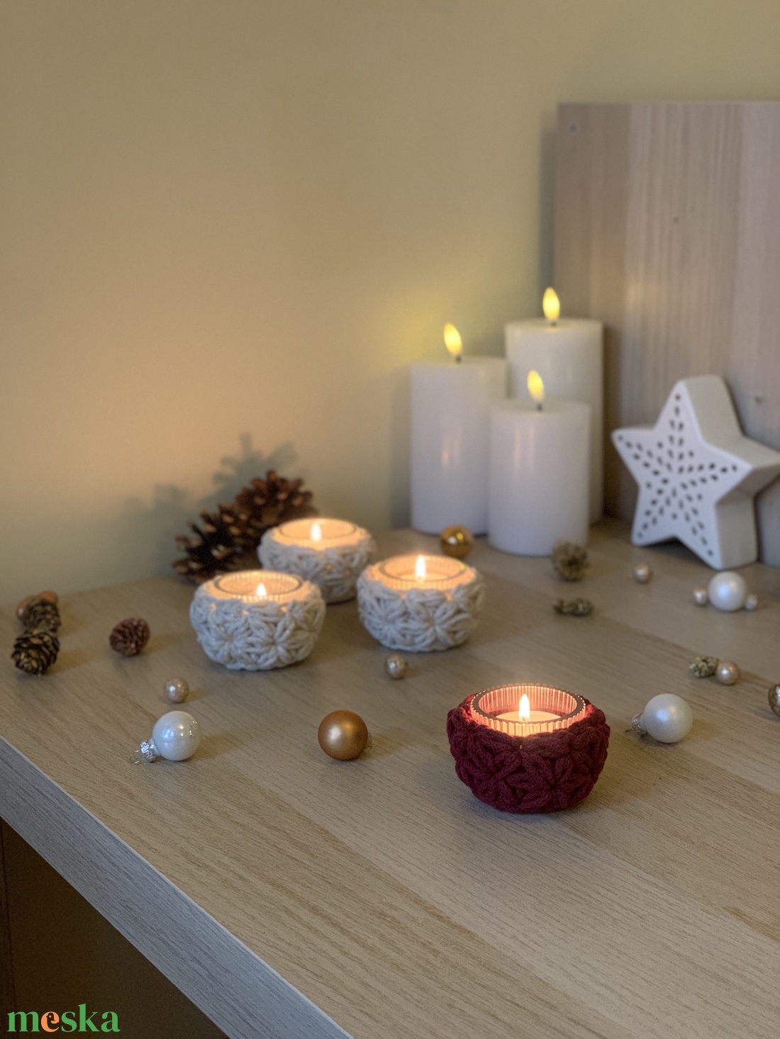 Mécsestartó - otthon & életmód - gyertya, illat, aroma - gyertyatartó - Meska.hu