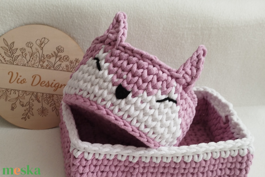 Babaszoba tárolók  - otthon & életmód - dekoráció - asztal és polc dekoráció - horgolt & csipketerítő - Meska.hu