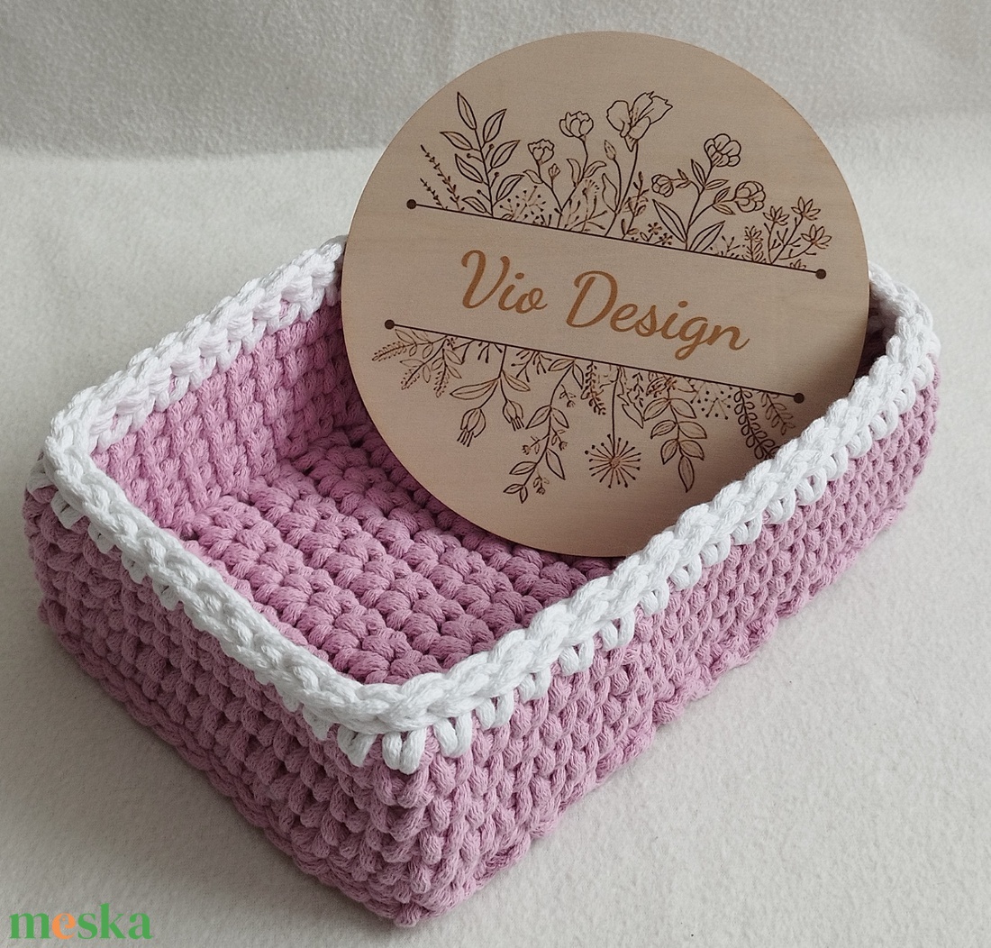 Babaszoba tárolók  - otthon & életmód - dekoráció - asztal és polc dekoráció - horgolt & csipketerítő - Meska.hu