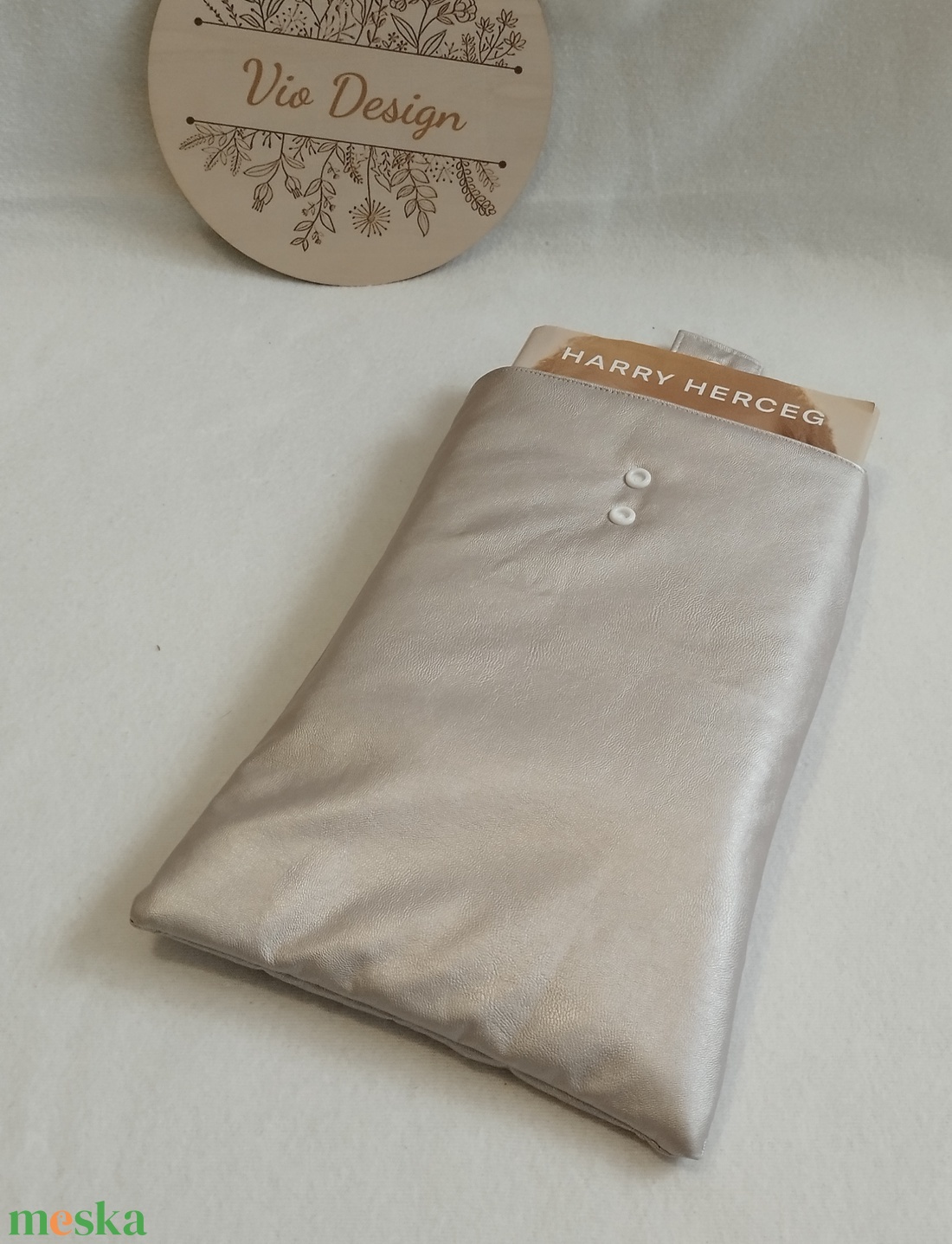 Textilbőr könyvtok/ tablettok - könyv & zene - könyvtok - Meska.hu