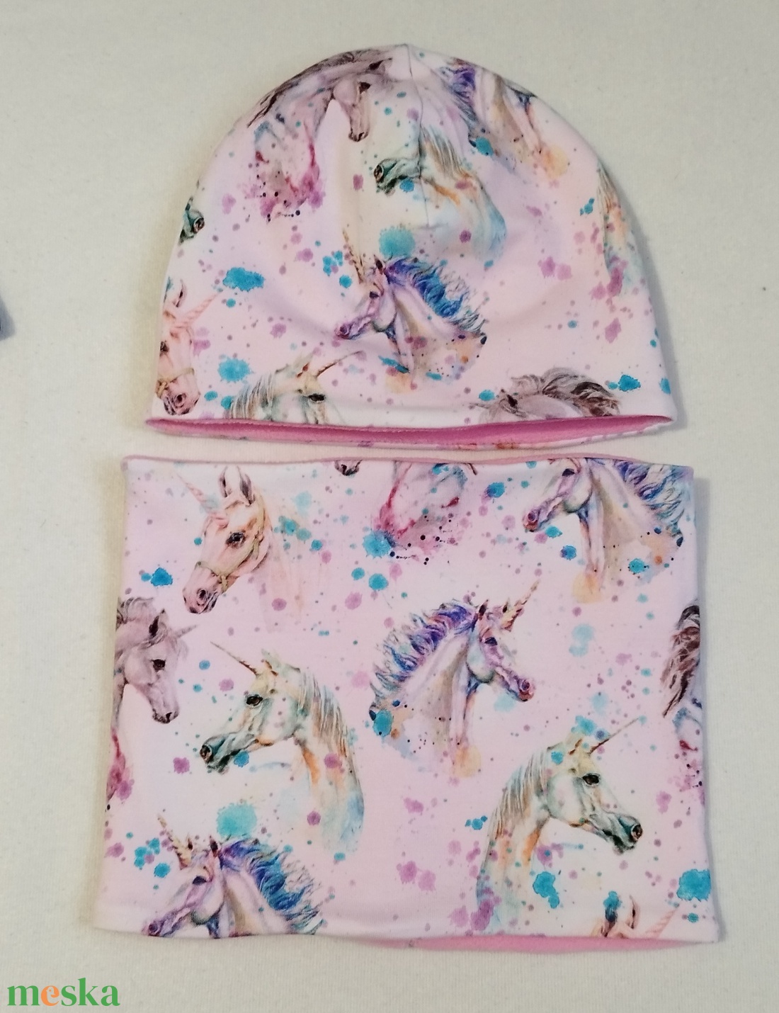 Bélelt sapka+ körsál  - ruha & divat - sál, sapka, kendő - fejpánt - Meska.hu