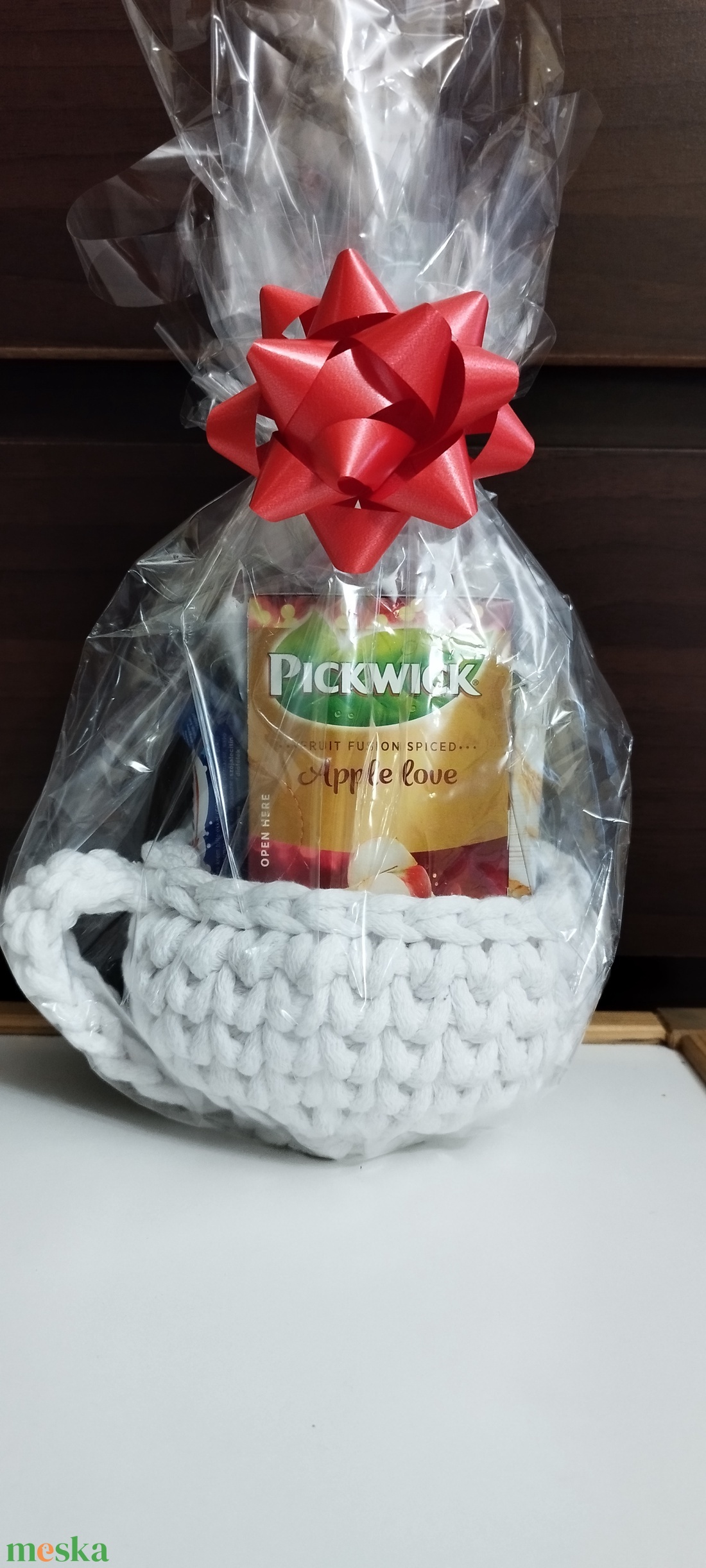 Horgolt csésze  - otthon & életmód - dekoráció - asztal és polc dekoráció - horgolt & csipketerítő - Meska.hu