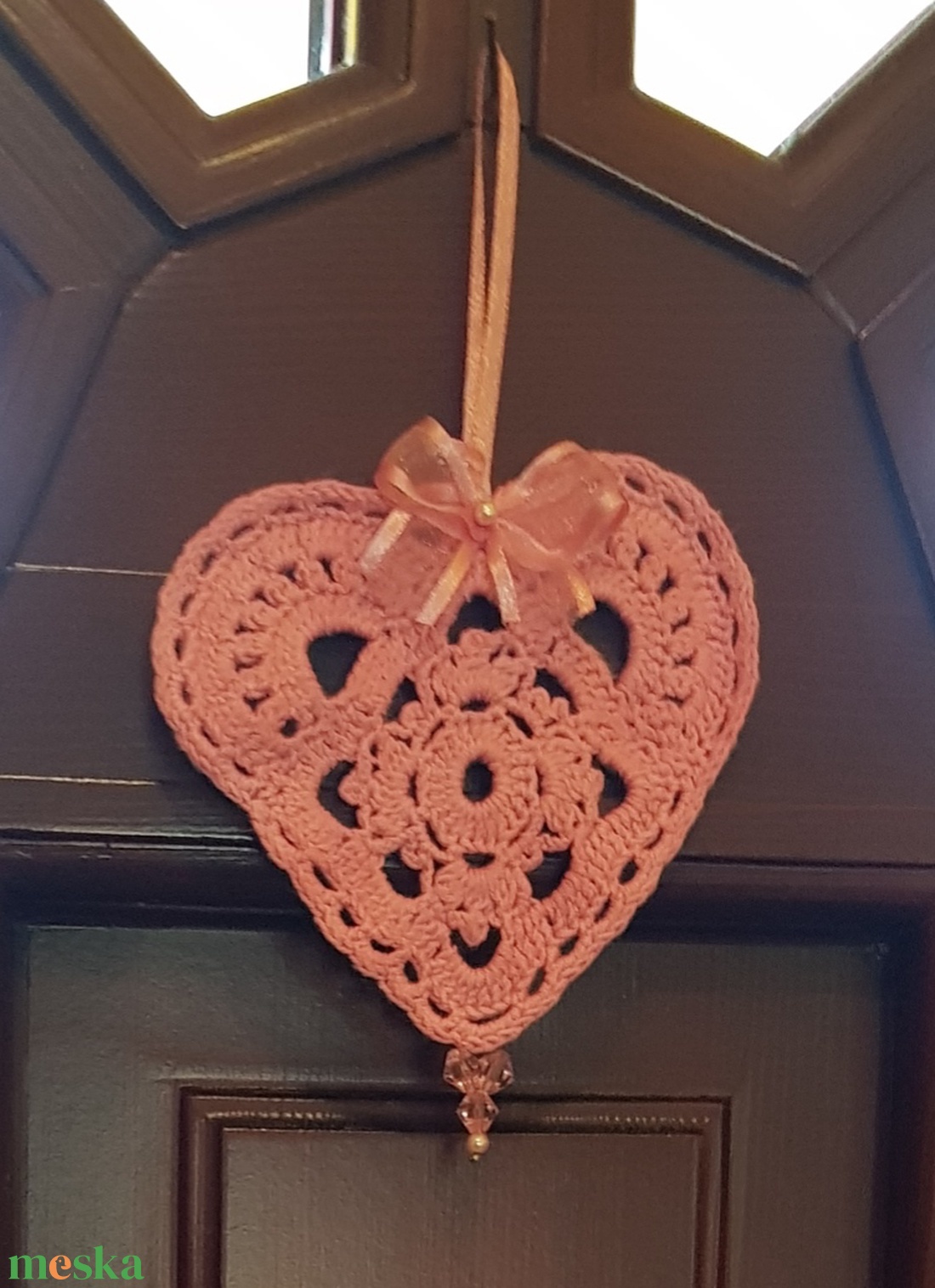 Szív dekoráció horgolt - esküvő - dekoráció - helyszíni dekor - Meska.hu Szív dekoráció horgolt - esküvő - dekoráció - helyszíni dekor - Meska.hu