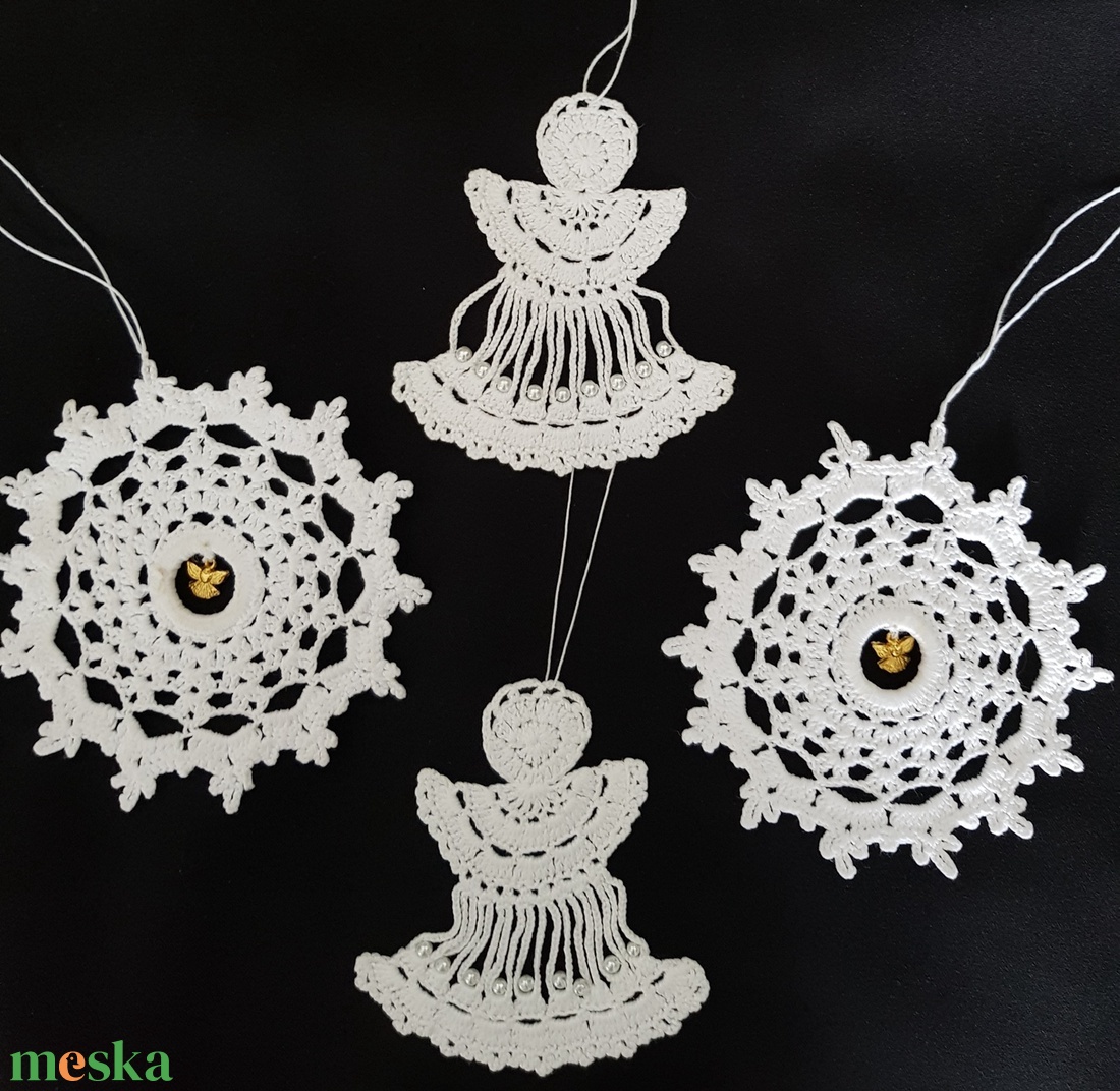 Karácsonyfadíszek horgolt - karácsony - karácsonyi lakásdekoráció - karácsonyfadíszek - Meska.hu Karácsonyfadíszek horgolt - karácsony - karácsonyi lakásdekoráció - karácsonyfadíszek - Meska.hu