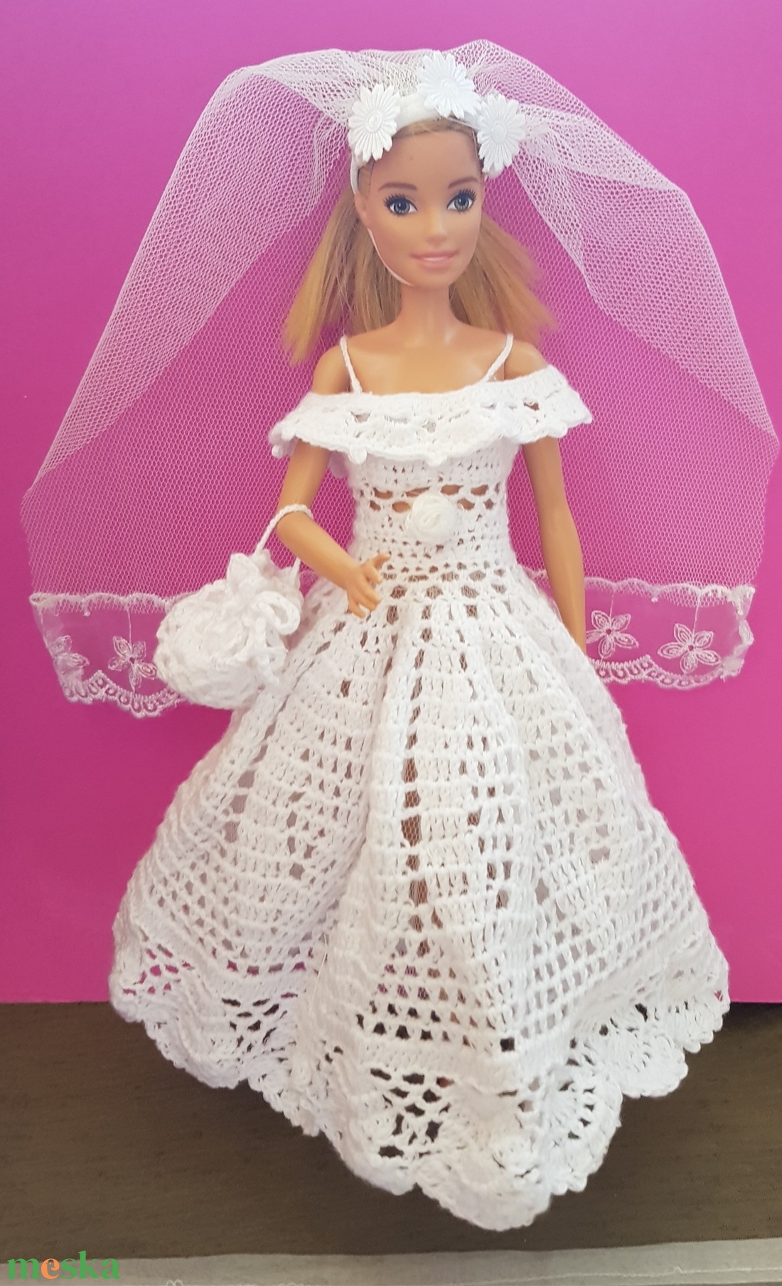 Barbie menyasszonyi ruha horgolt - játék & sport - baba & babaház - babaruha, babakellék - Meska.hu Barbie menyasszonyi ruha horgolt - játék & sport - baba & babaház - babaruha, babakellék - Meska.hu
