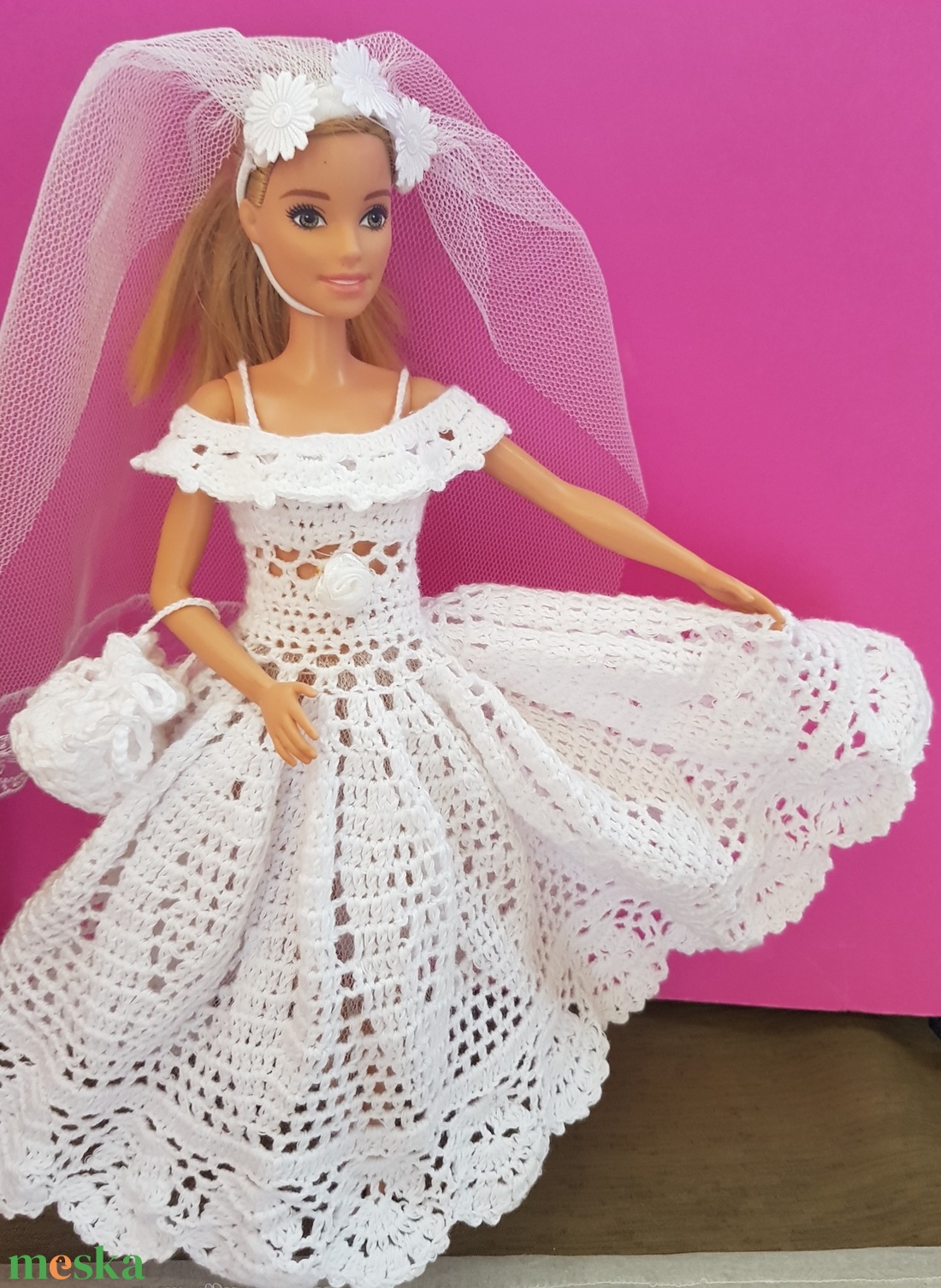 Barbie menyasszonyi ruha horgolt - játék & sport - baba & babaház - babaruha, babakellék - Meska.hu Barbie menyasszonyi ruha horgolt - játék & sport - baba & babaház - babaruha, babakellék - Meska.hu