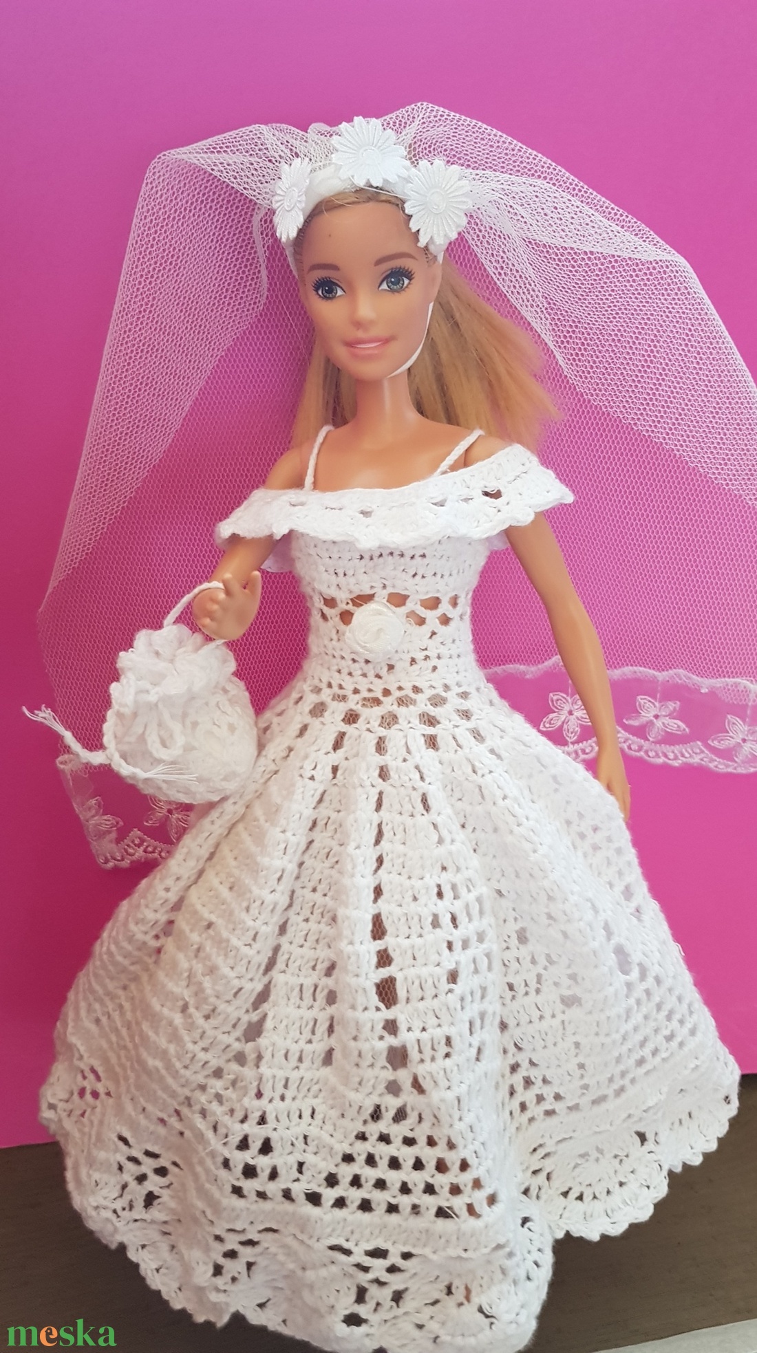 Barbie menyasszonyi ruha horgolt - játék & sport - baba & babaház - babaruha, babakellék - Meska.hu Barbie menyasszonyi ruha horgolt - játék & sport - baba & babaház - babaruha, babakellék - Meska.hu