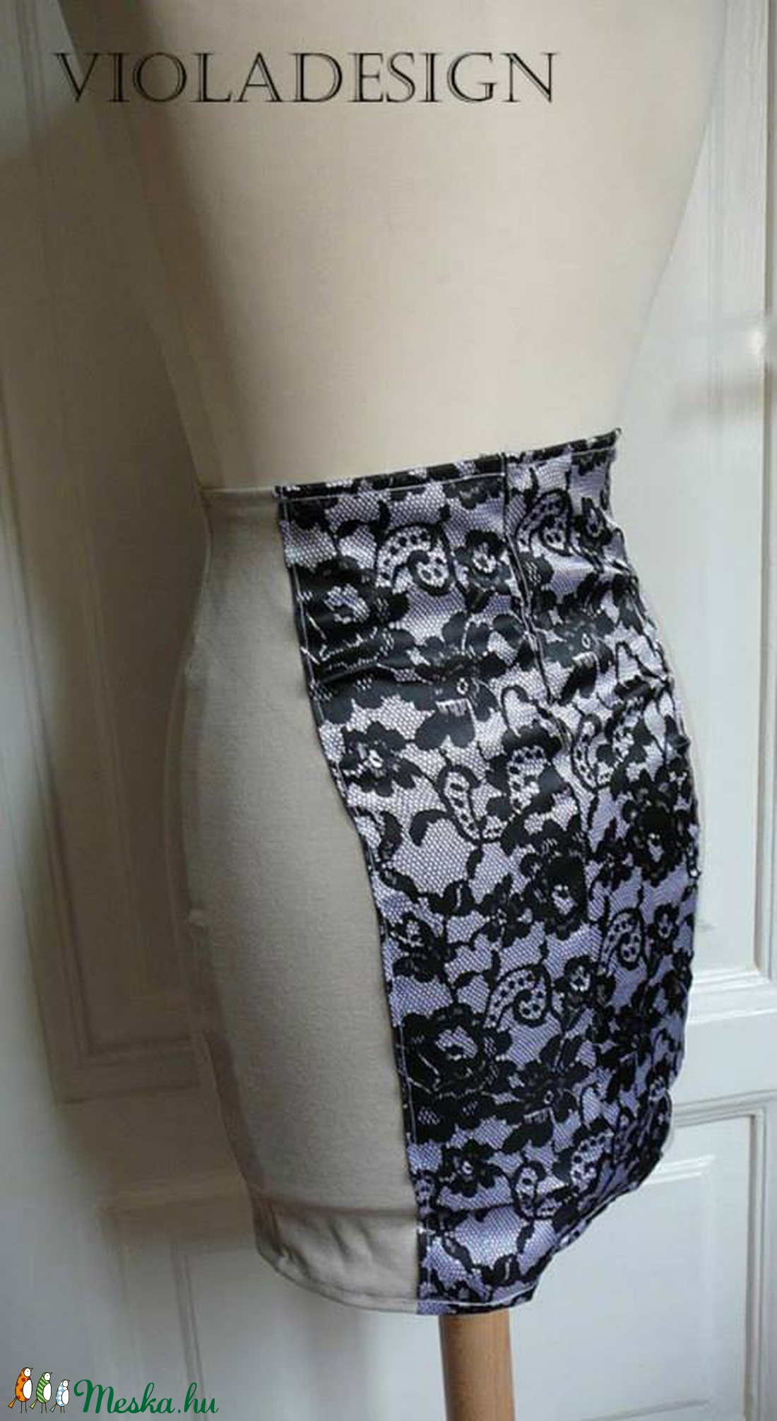 Chanel szoknya csipkével -  - Meska.hu