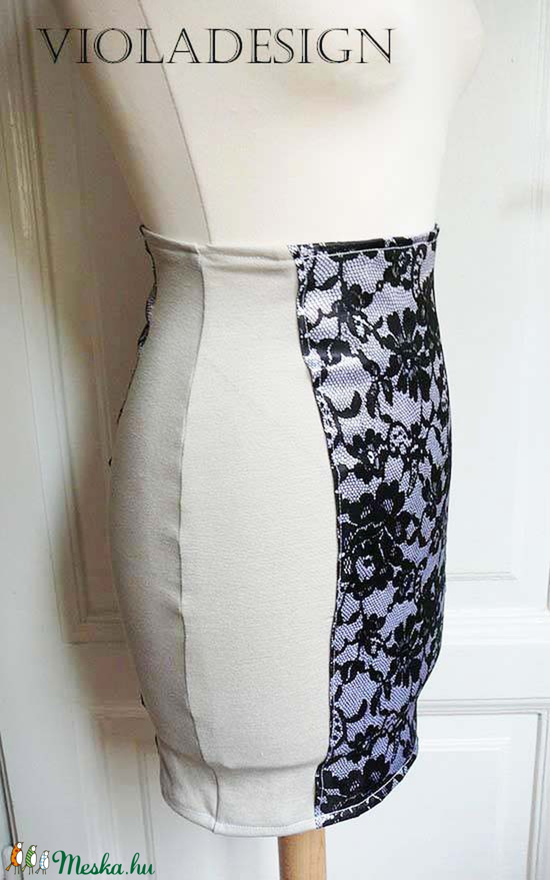 Chanel szoknya csipkével -  - Meska.hu