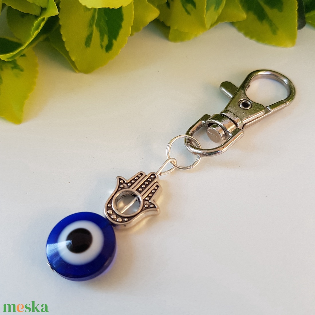 Talizmán - védő szem és Fatima keze amulett - táska & tok - kulcstartó & táskadísz - kulcstartó - Meska.hu Talizmán - védő szem és Fatima keze amulett - táska & tok - kulcstartó & táskadísz - kulcstartó - Meska.hu
