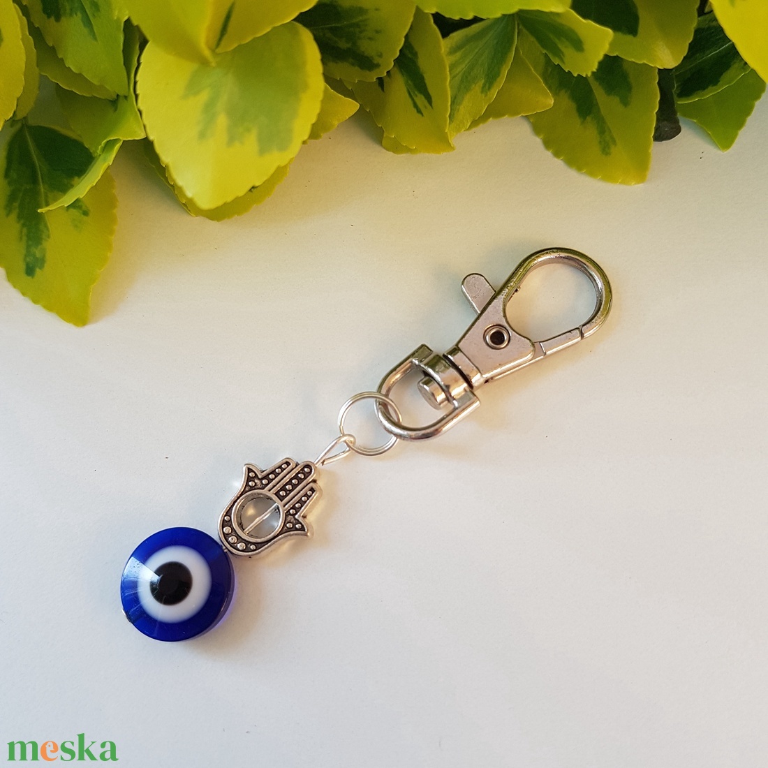 Talizmán - védő szem és Fatima keze amulett - táska & tok - kulcstartó & táskadísz - kulcstartó - Meska.hu Talizmán - védő szem és Fatima keze amulett - táska & tok - kulcstartó & táskadísz - kulcstartó - Meska.hu
