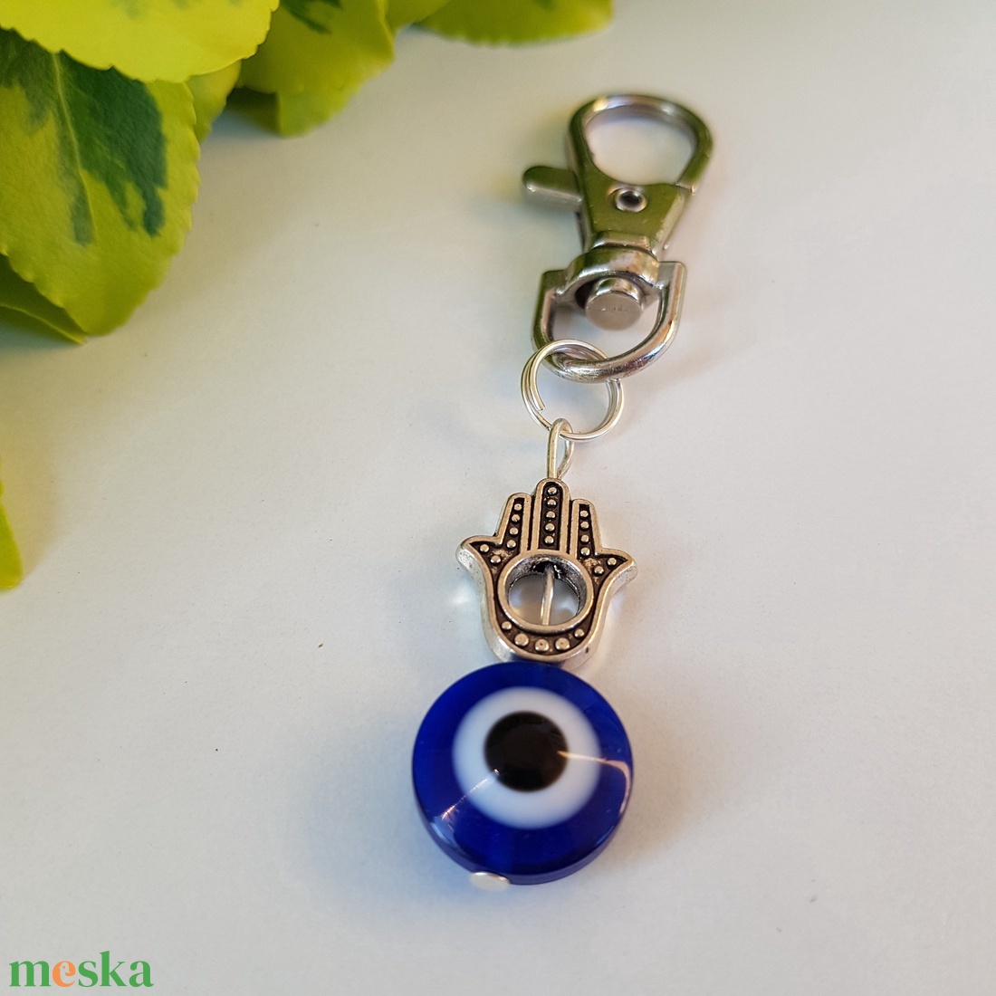 Talizmán - védő szem és Fatima keze amulett - táska & tok - kulcstartó & táskadísz - kulcstartó - Meska.hu Talizmán - védő szem és Fatima keze amulett - táska & tok - kulcstartó & táskadísz - kulcstartó - Meska.hu