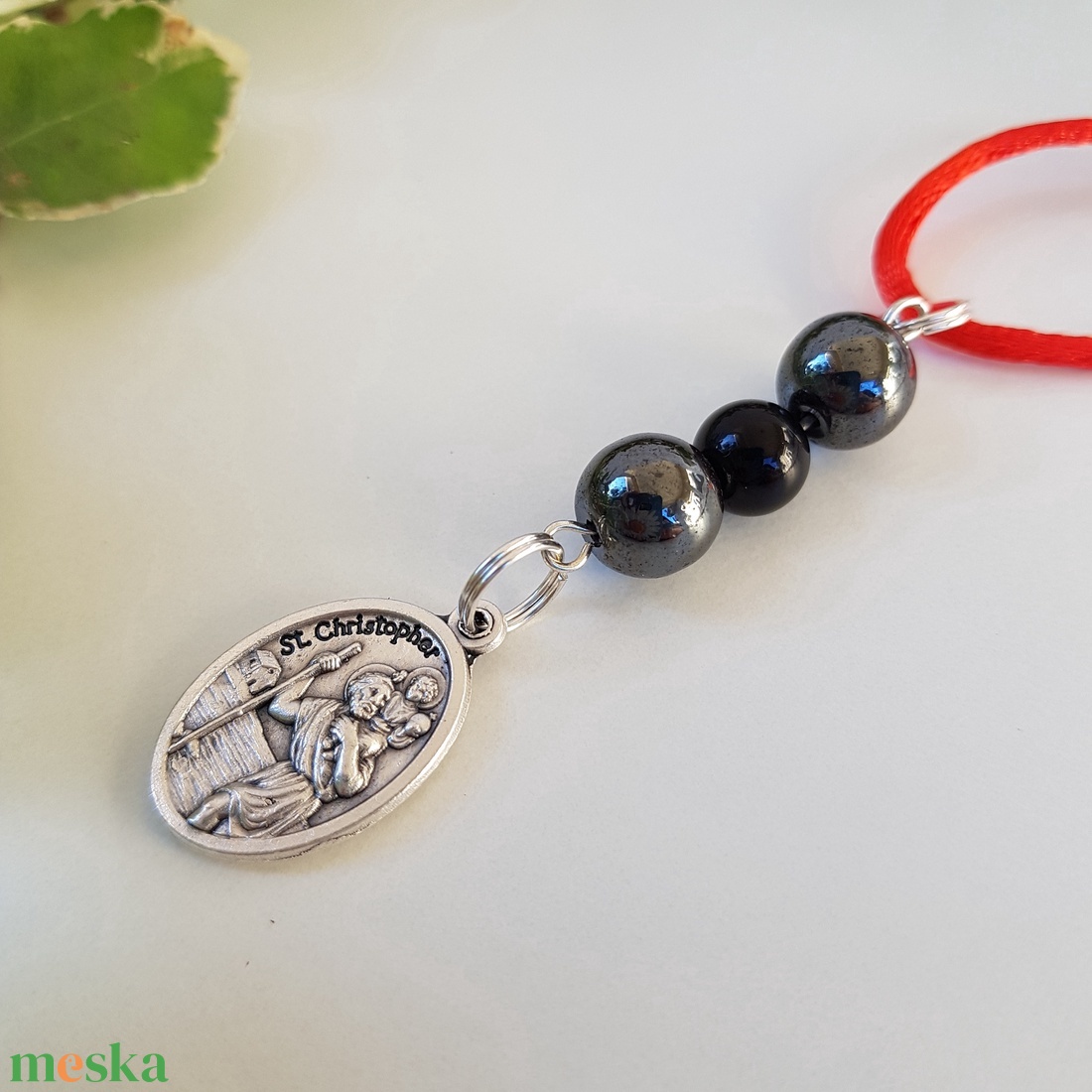 Autós amulett, kulcstartó, táskadísz - Szent Kristóf védő talizmán - védelmező ásványokkal - táska & tok - kulcstartó & táskadísz - kulcstartó - Meska.hu Autós amulett, kulcstartó, táskadísz - Szent Kristóf védő talizmán - védelmező ásványokkal - táska & tok - kulcstartó & táskadísz - kulcstartó - Meska.hu