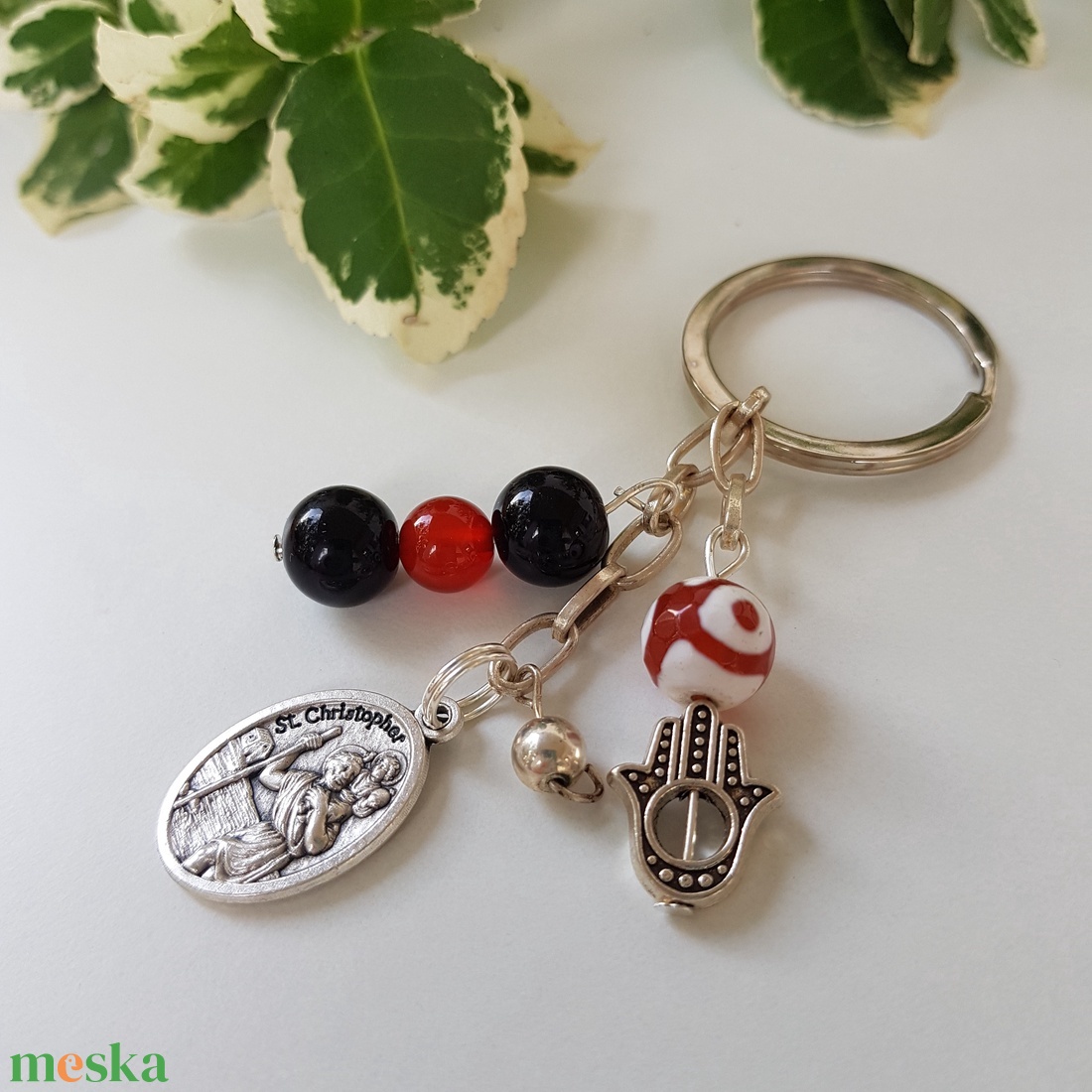 Utazók amulettje - Szent Kristóf védő talizmán - ásvány kulcstartó, táskadísz - táska & tok - kulcstartó & táskadísz - kulcstartó - Meska.hu Utazók amulettje - Szent Kristóf védő talizmán - ásvány kulcstartó, táskadísz - táska & tok - kulcstartó & táskadísz - kulcstartó - Meska.hu