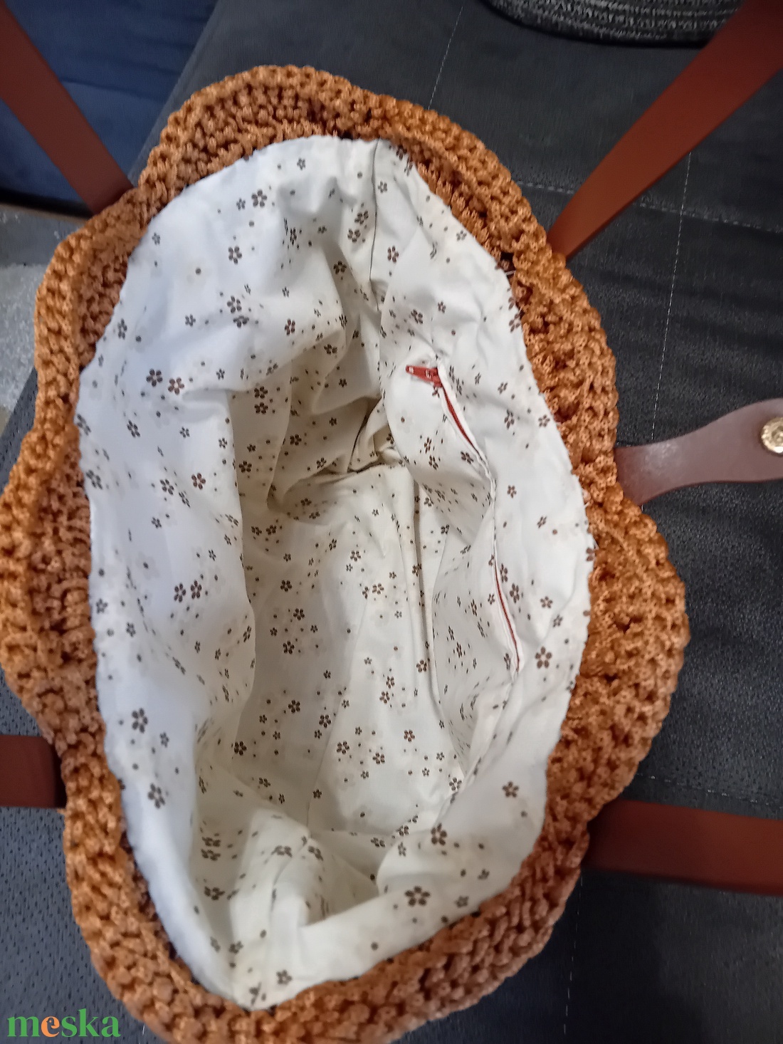 Polieszter zsinórfonalból horgolt táskais válltáska - táska & tok - kézitáska & válltáska - alkalmi táska - Meska.hu