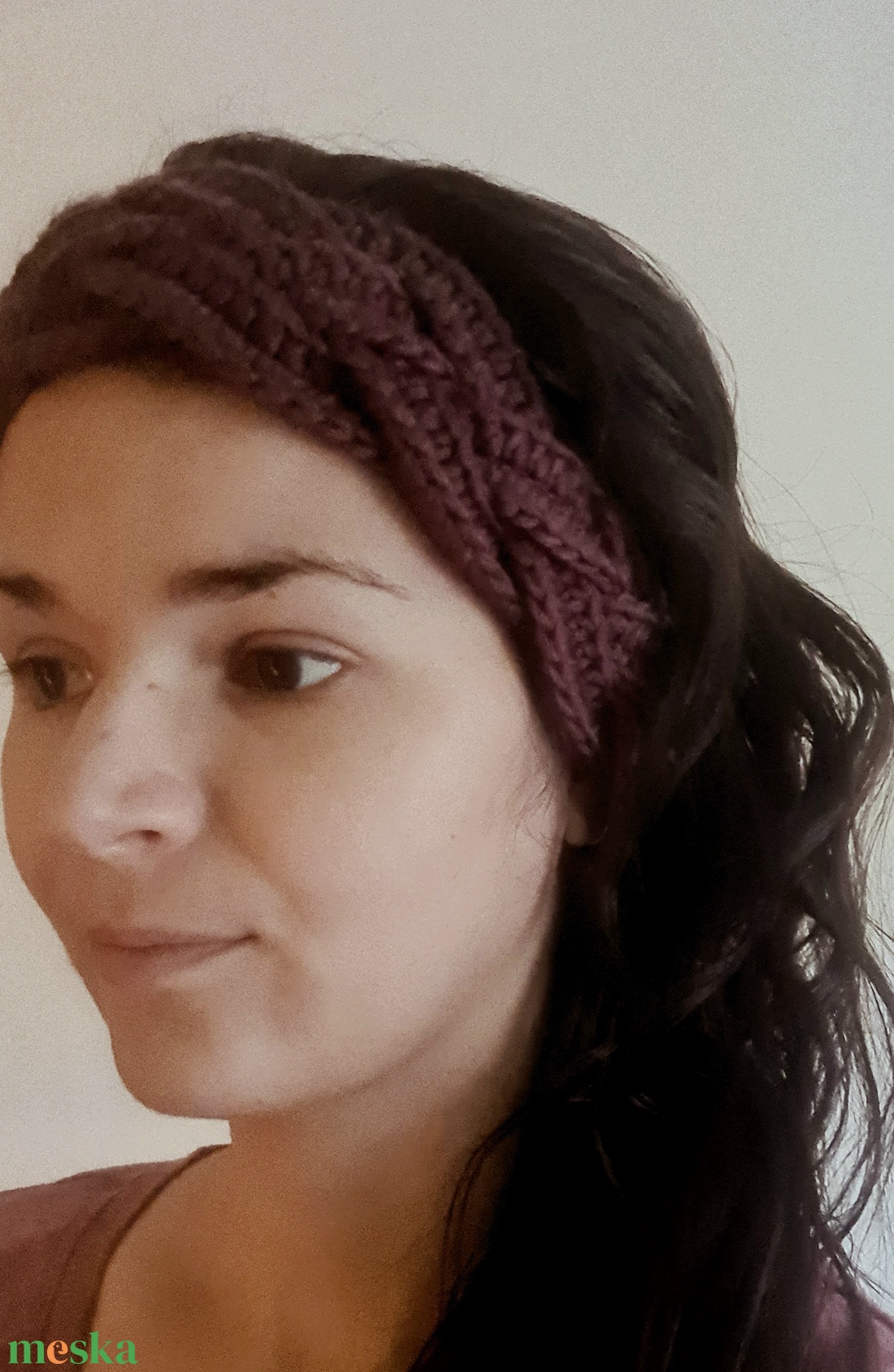 Horgolt fejpánt  - ruha & divat - sál, sapka, kendő - fejpánt - Meska.hu