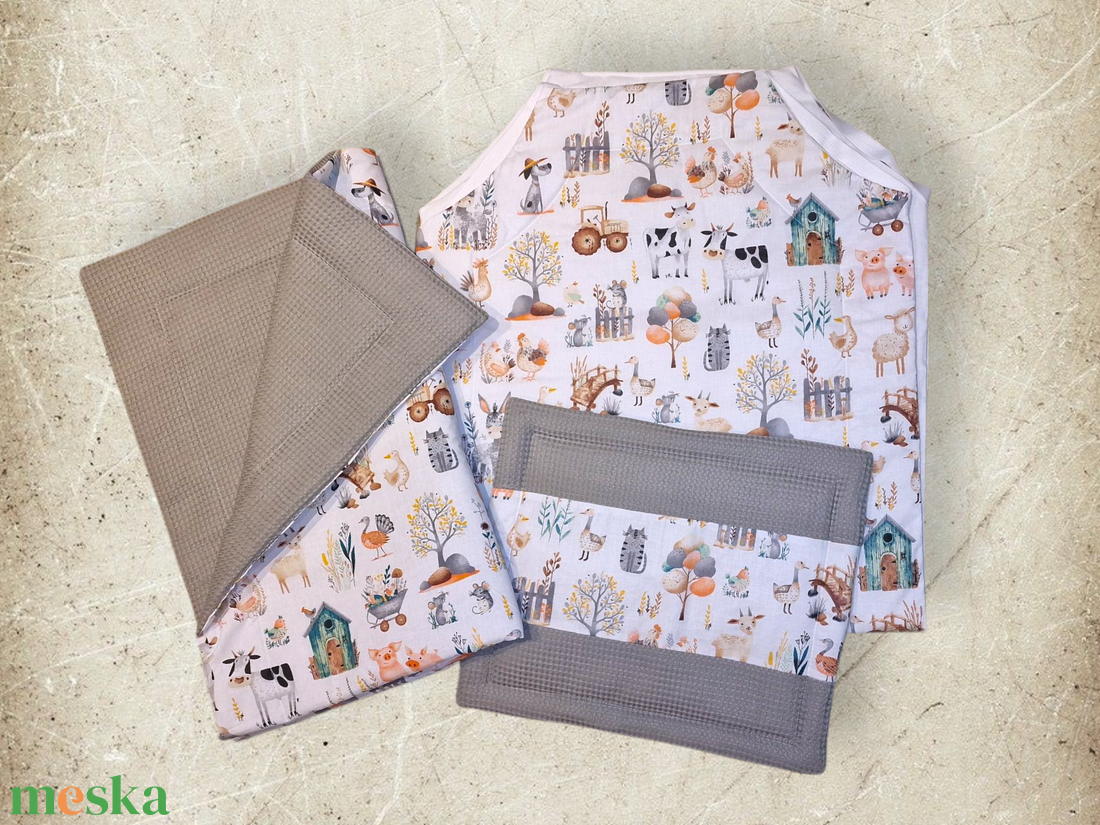 Bölcsődei, óvodai ágynemű szett - játék & sport - ovis felszerelés - ovis ágynemű - Meska.hu